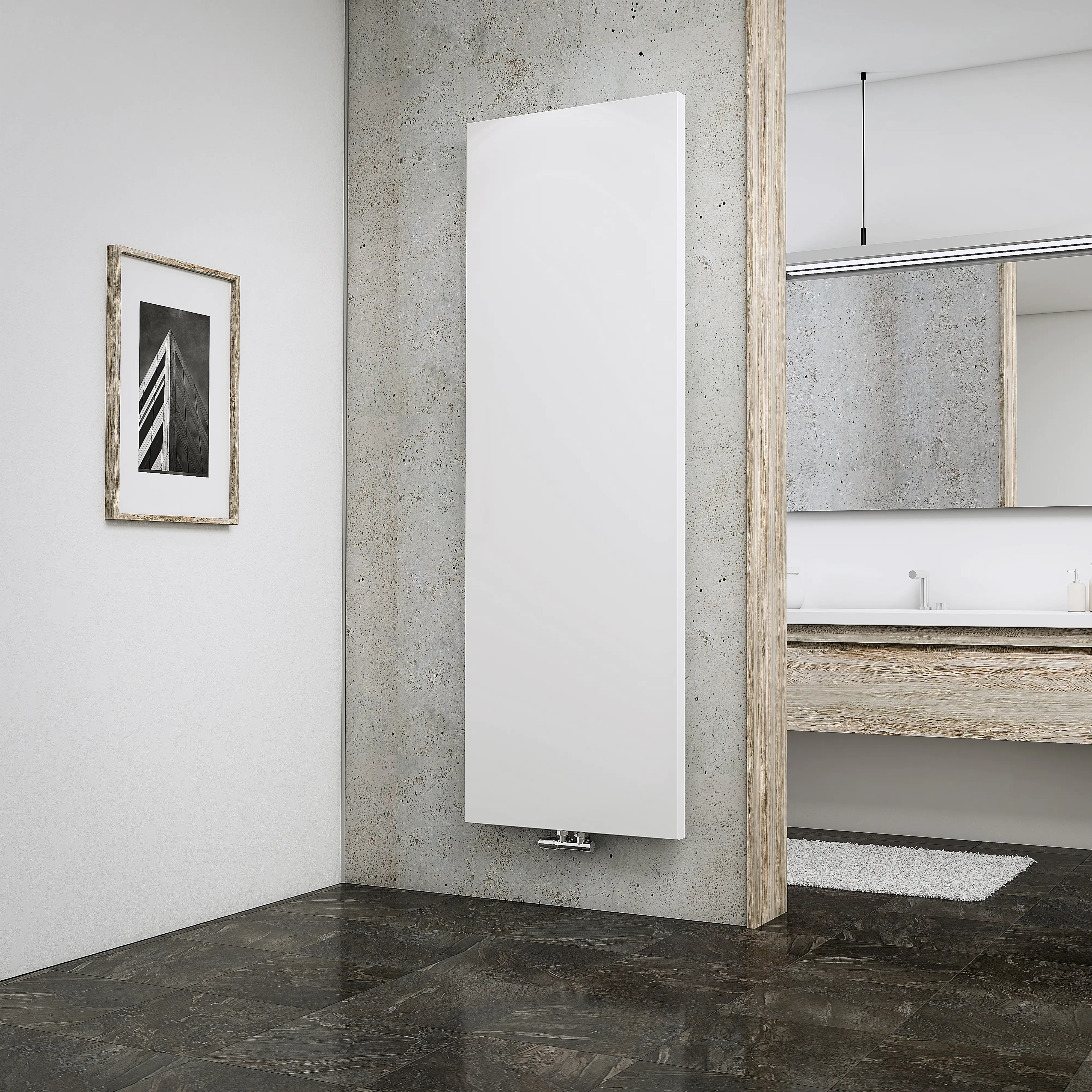 Schulte Design-Heizkörper New York 180 x 60,8 cm + Handtuchhalter