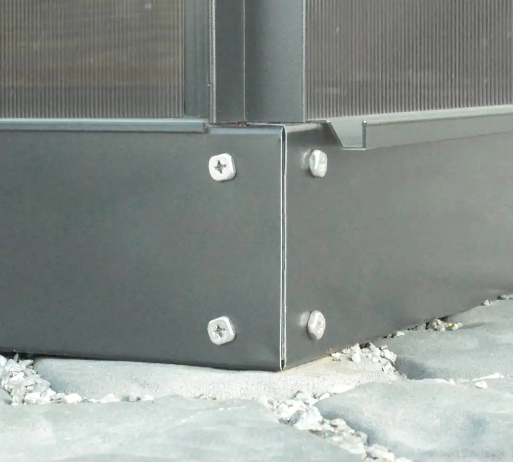 Vitavia Fundamentrahmen 5800 306 x 195 cm schwarz 12,5 cm hoch