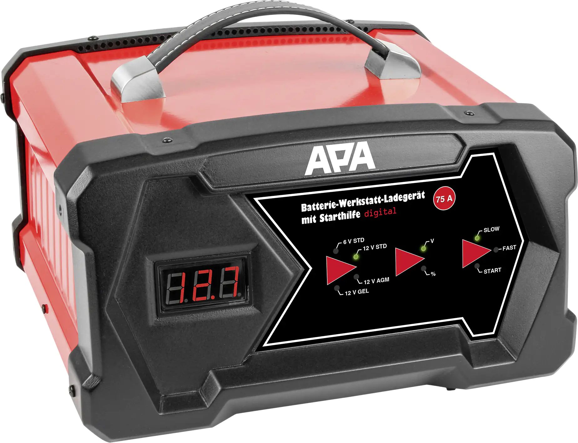 APA Batterie-Werkstatt-Ladegerät digital 6/12V 12A