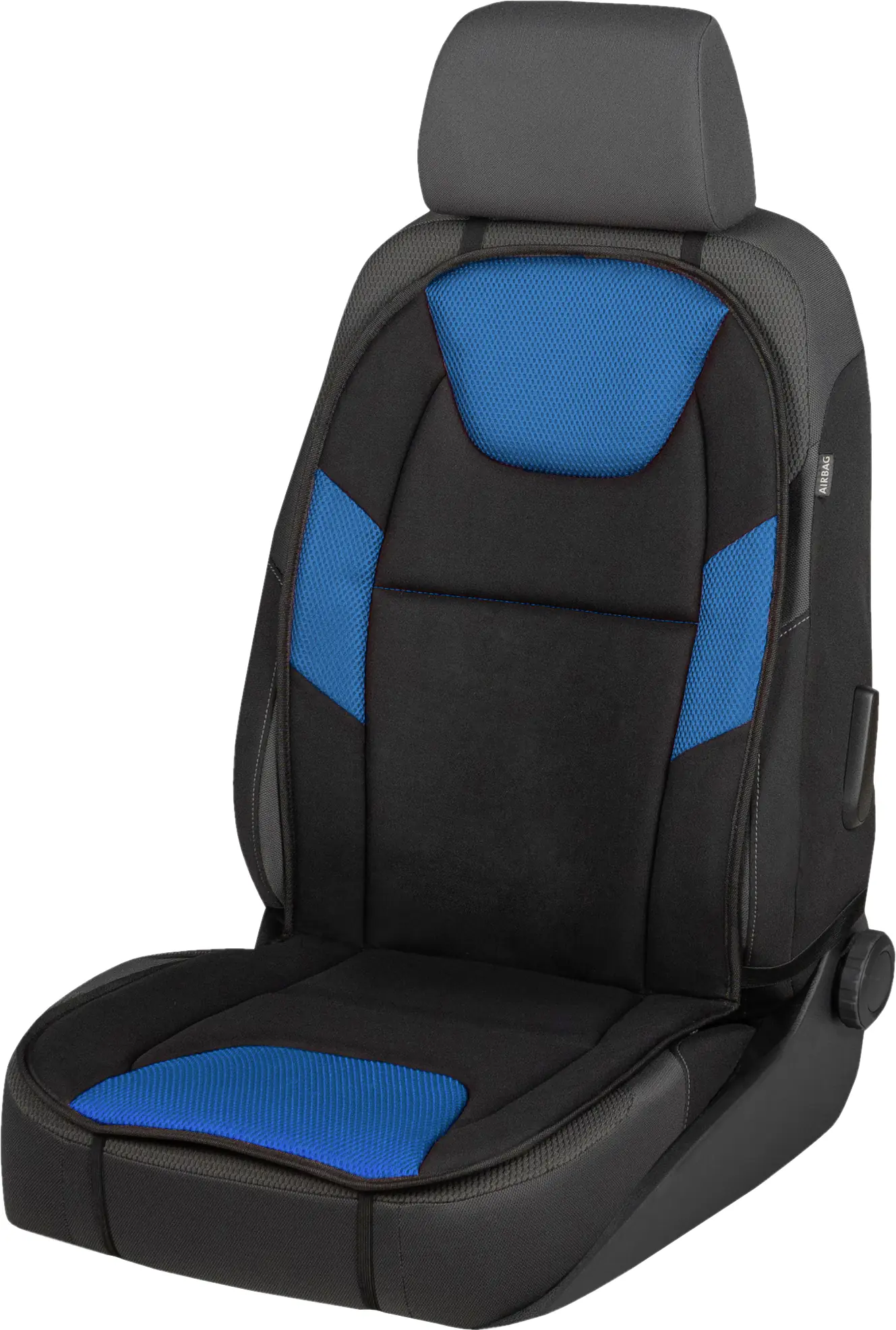 Walser PKW Sitzaufleger Norris blau-schwarz 1-teilig