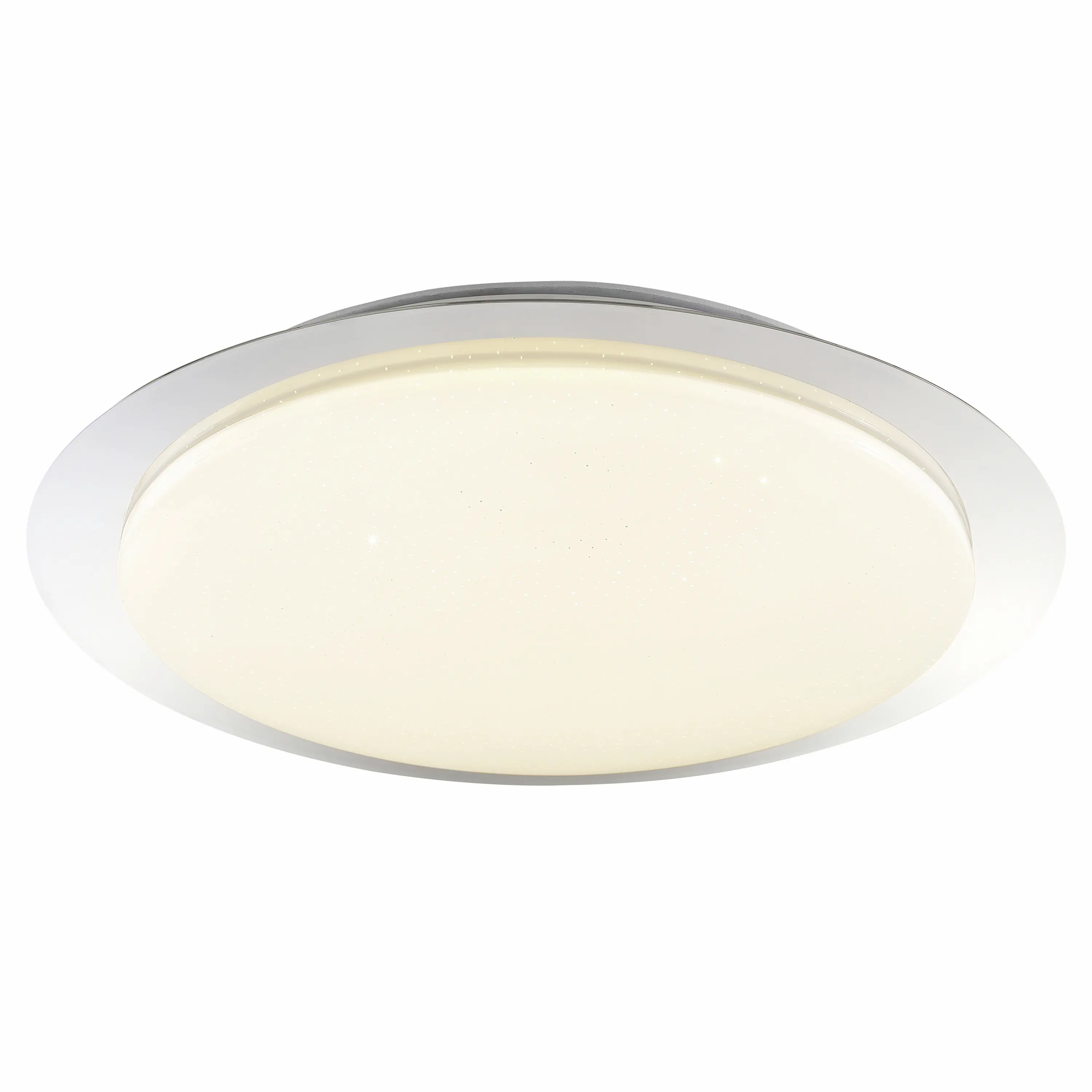 Brilliant LED Deckenleuchte Vittoria Ø 40 x 6,8 cm warmweiß-kaltweiß chrom-weiß