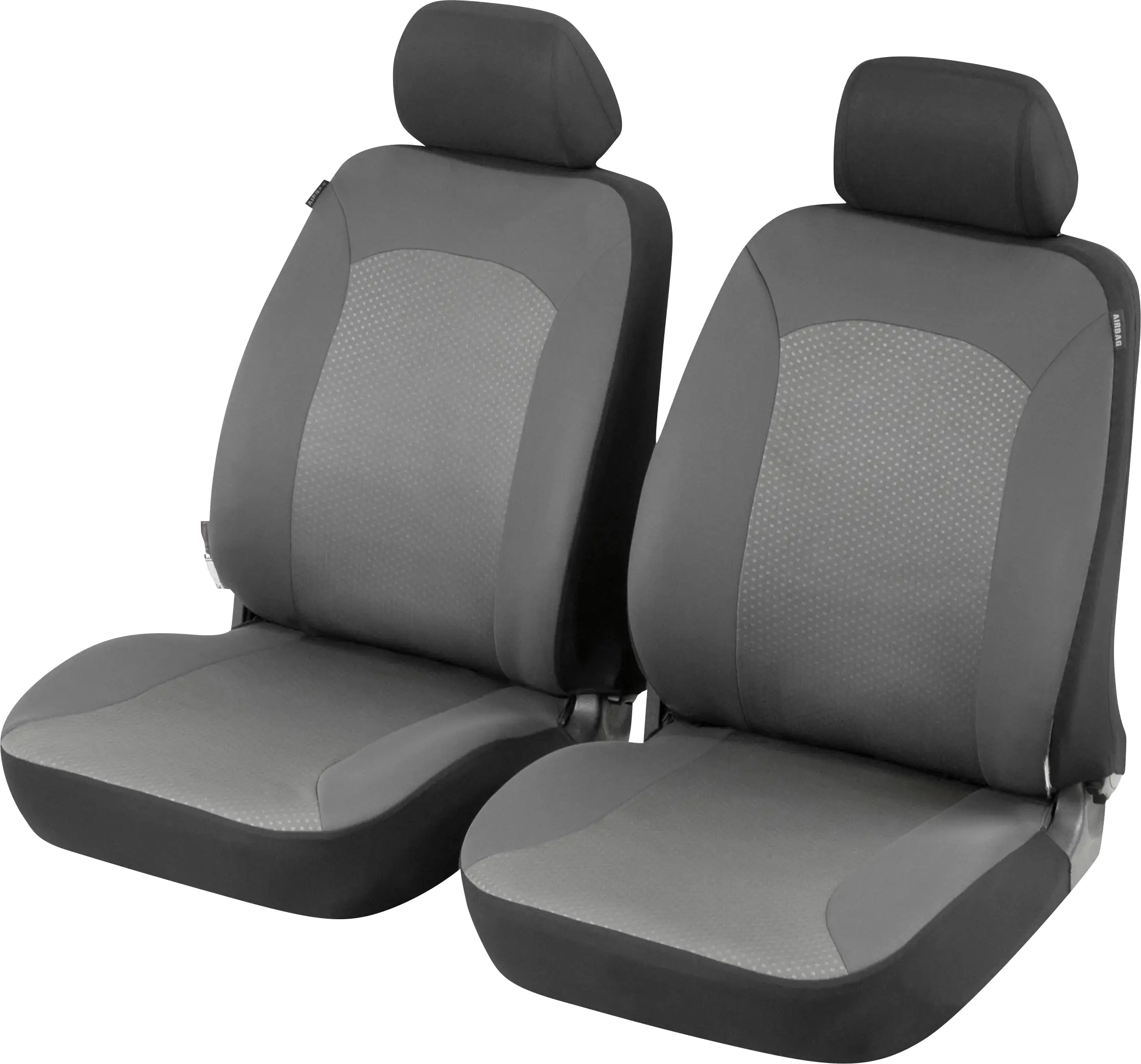 Walser Autositzbezug Premium Manhay Vordersitze grau schwarz