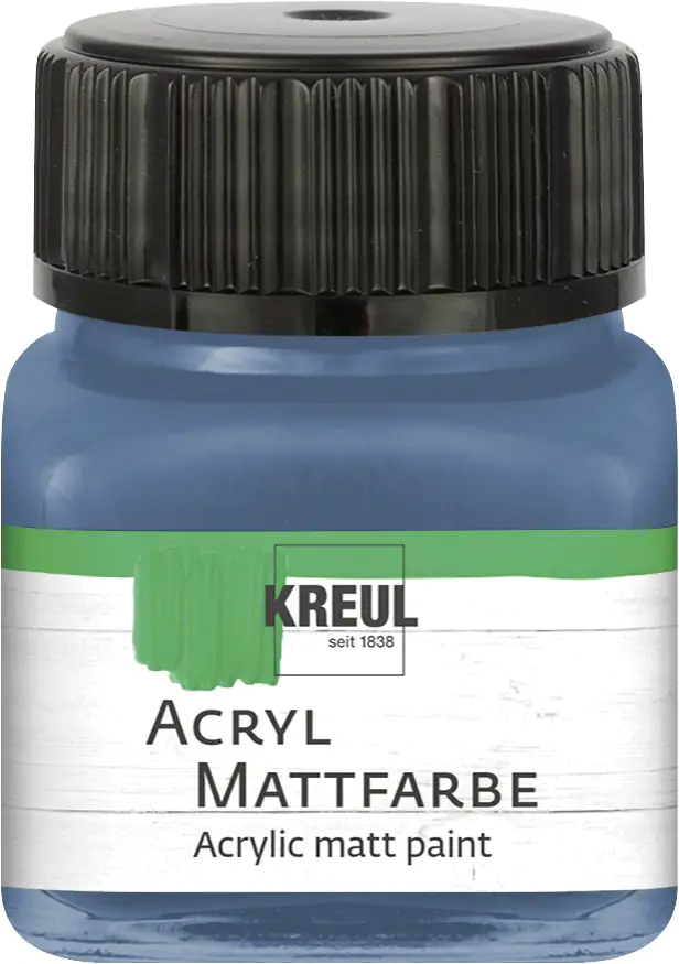 Kreul Acryl Mattfarbe stahlblau 20 ml