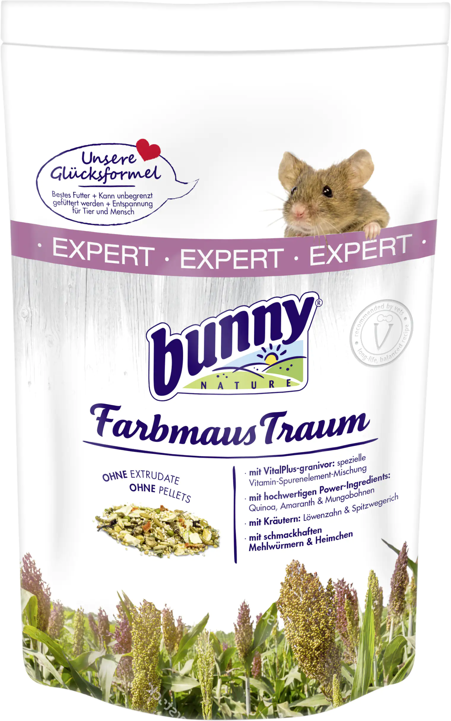 Bunny Nature FarbmausTraum Expert Trockenfutter 500 g