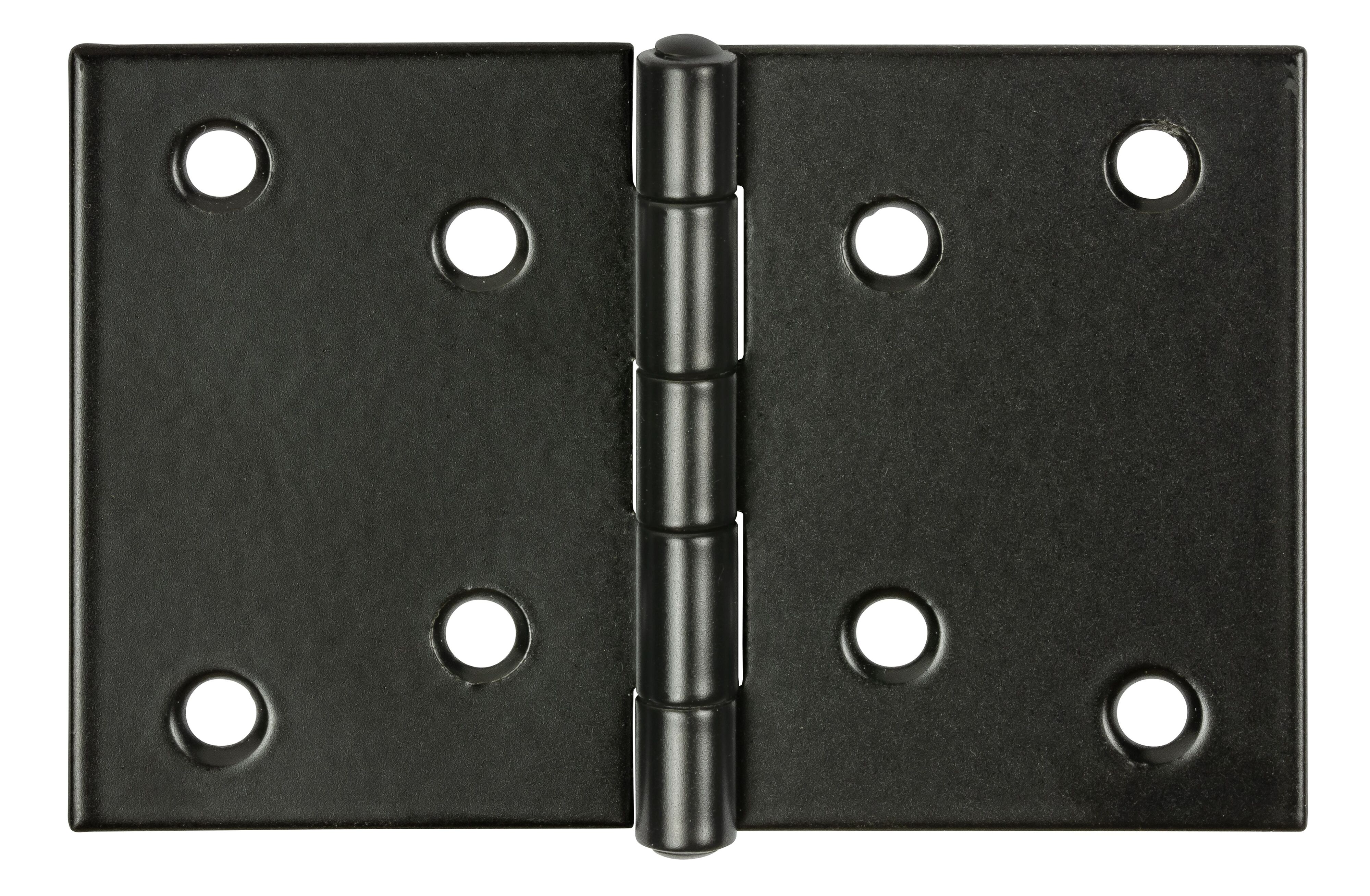 Vormann Scharnier breit Stahl 12 x 8 cm schwarz 