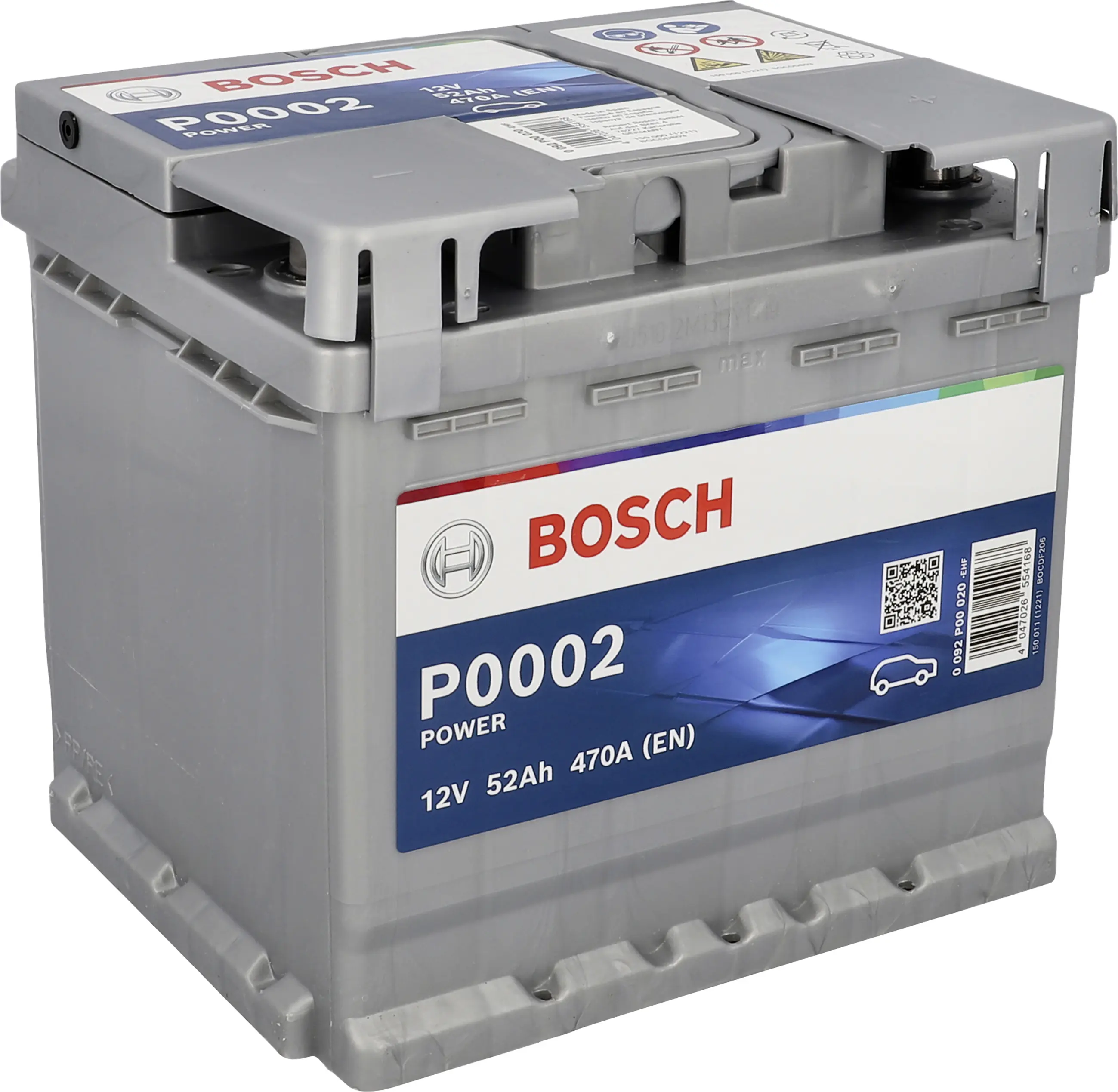 Bosch Starterbatterie SLI 52Ah 470A PowerLine Bosch Starterbatterie SLI 52Ah 470A PowerLine