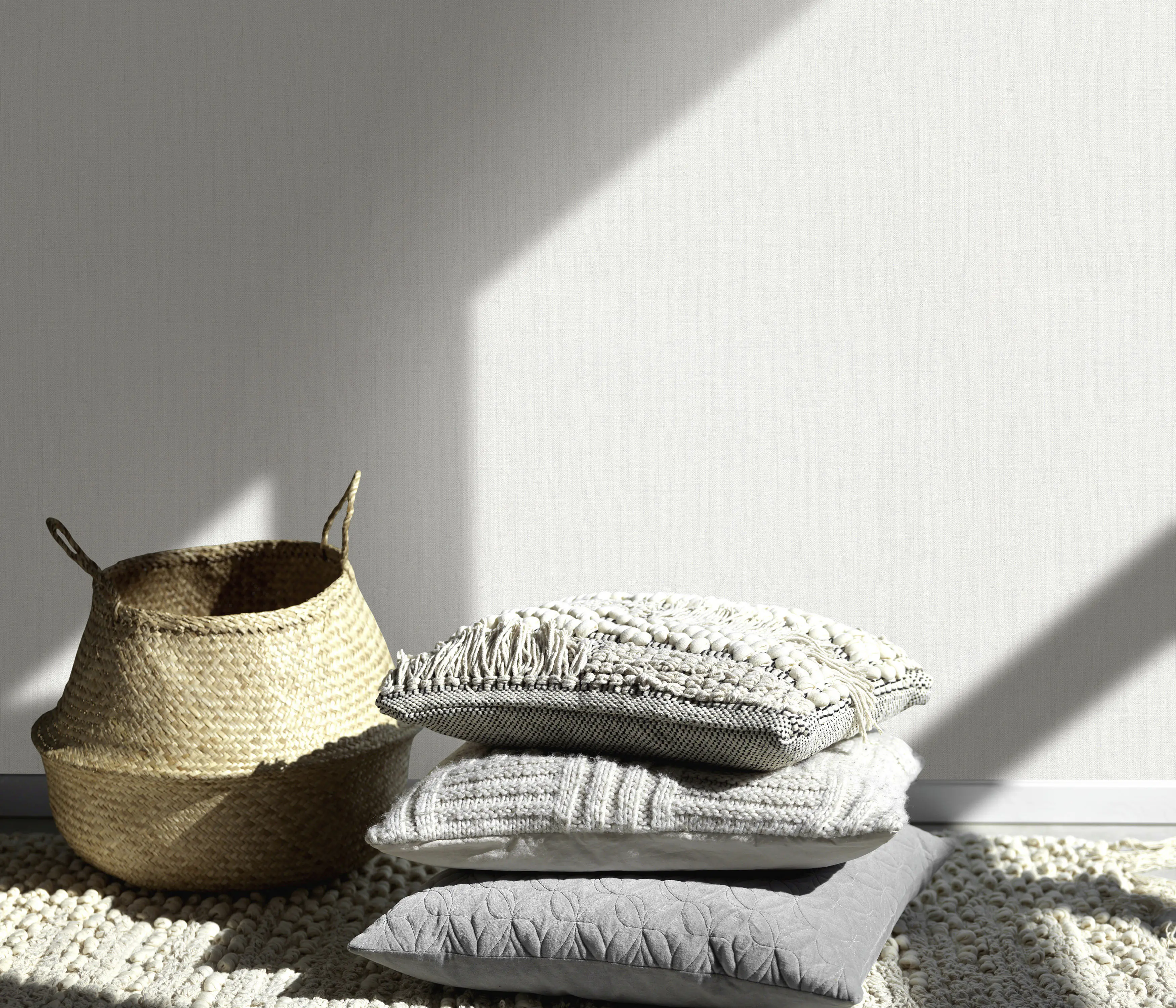 Erismann Vliestapete Uni 4Earth hellgrau 10,05 x 0,53 m