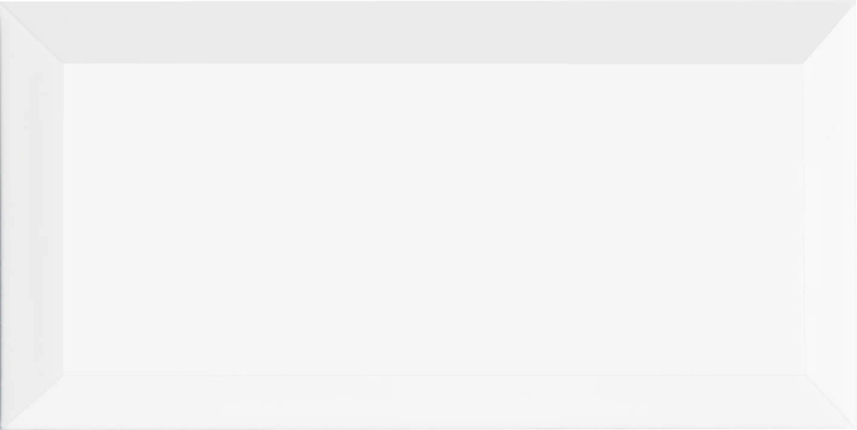 Wandfliese Metro 10 x 20 cm weiß