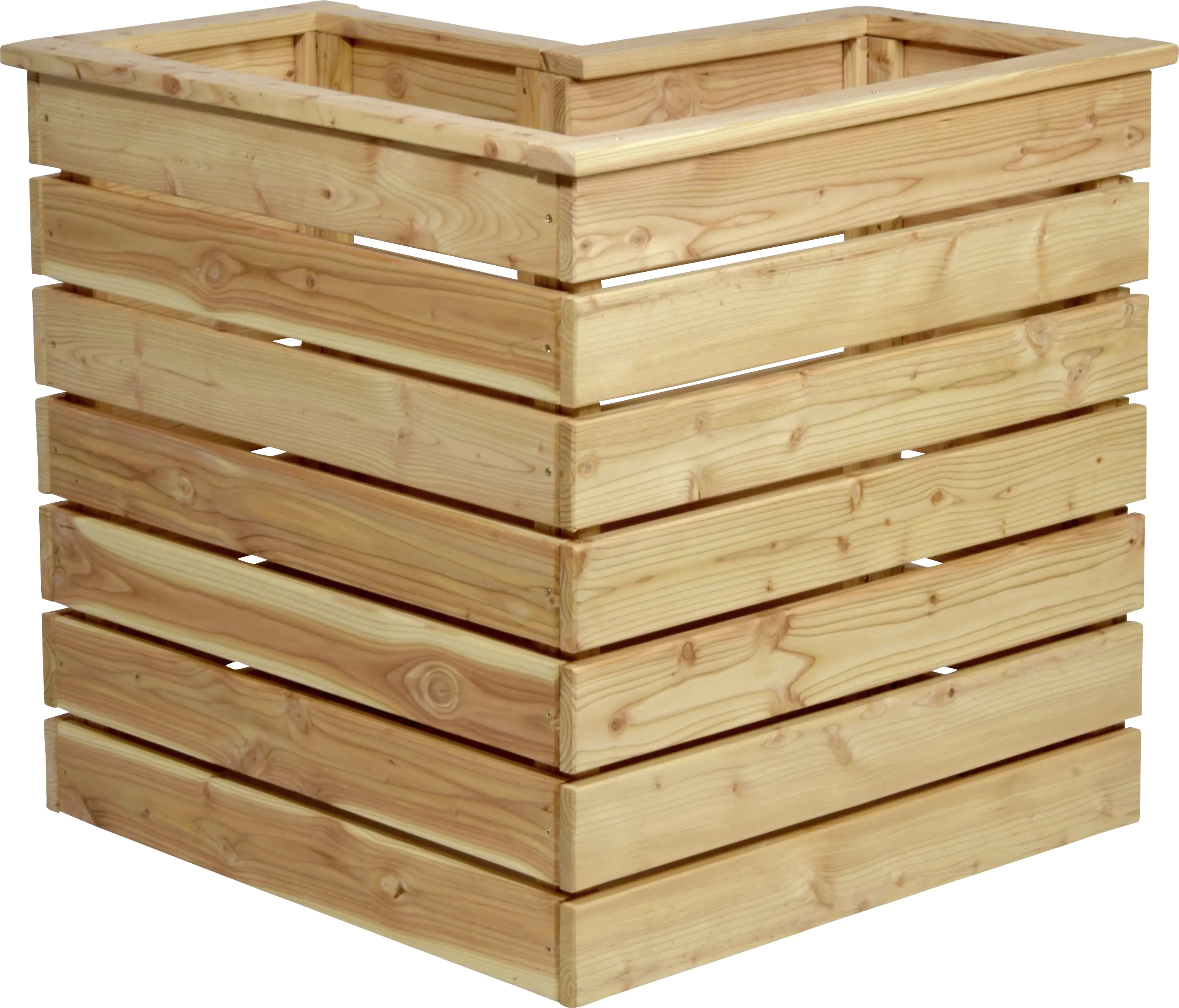 Dobar Eckhochbeet aus Douglasie 78 x 78 x 73 cm