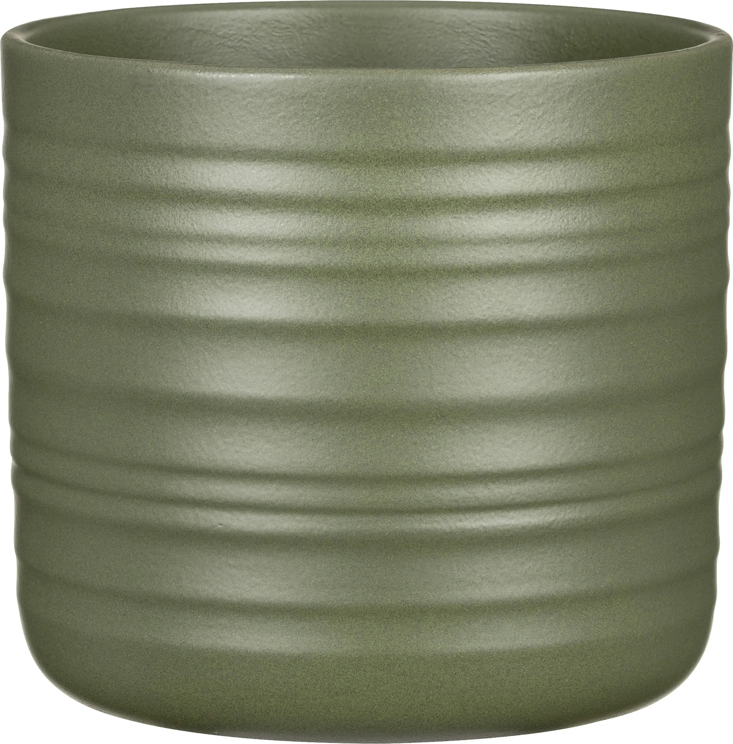 Scheurich Übertopf Serie Forest Green 850 Keramik grün Ø 17 x 15 cm 