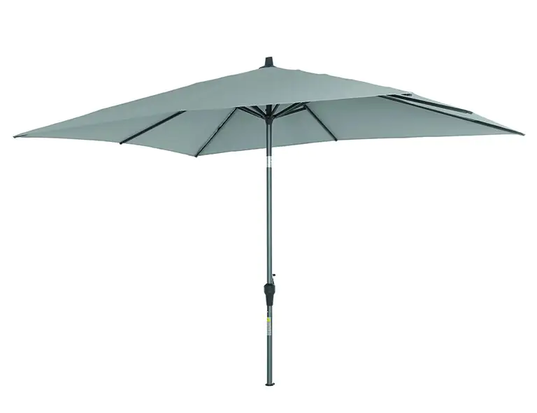 Siena Garden Mittelstockschirm Avio grau 300 x 200 cm Siena Garden Mittelstockschirm Avio grau 300 x 200 cm