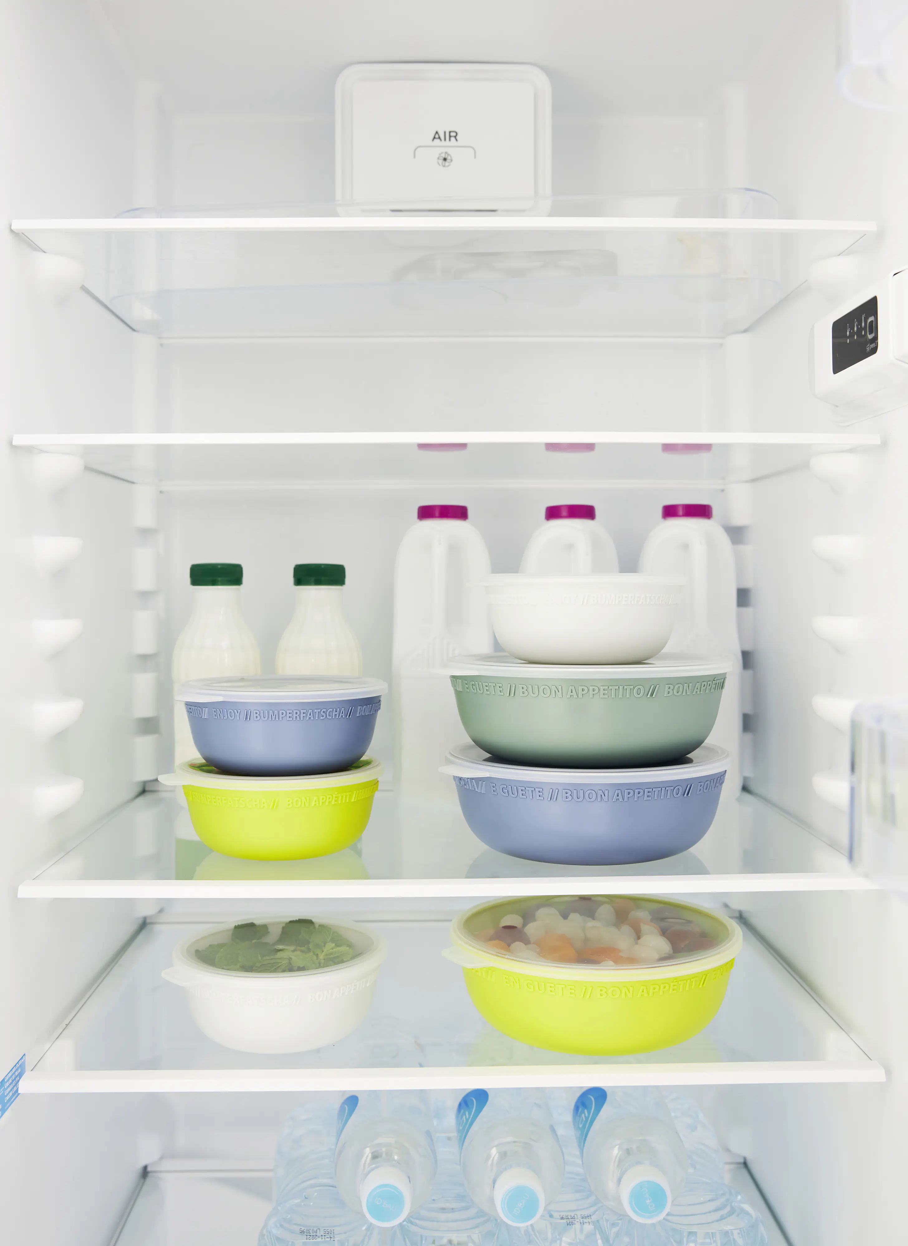 Rotho Schüssel mit Deckel 0,35 L Tresa horizon blau