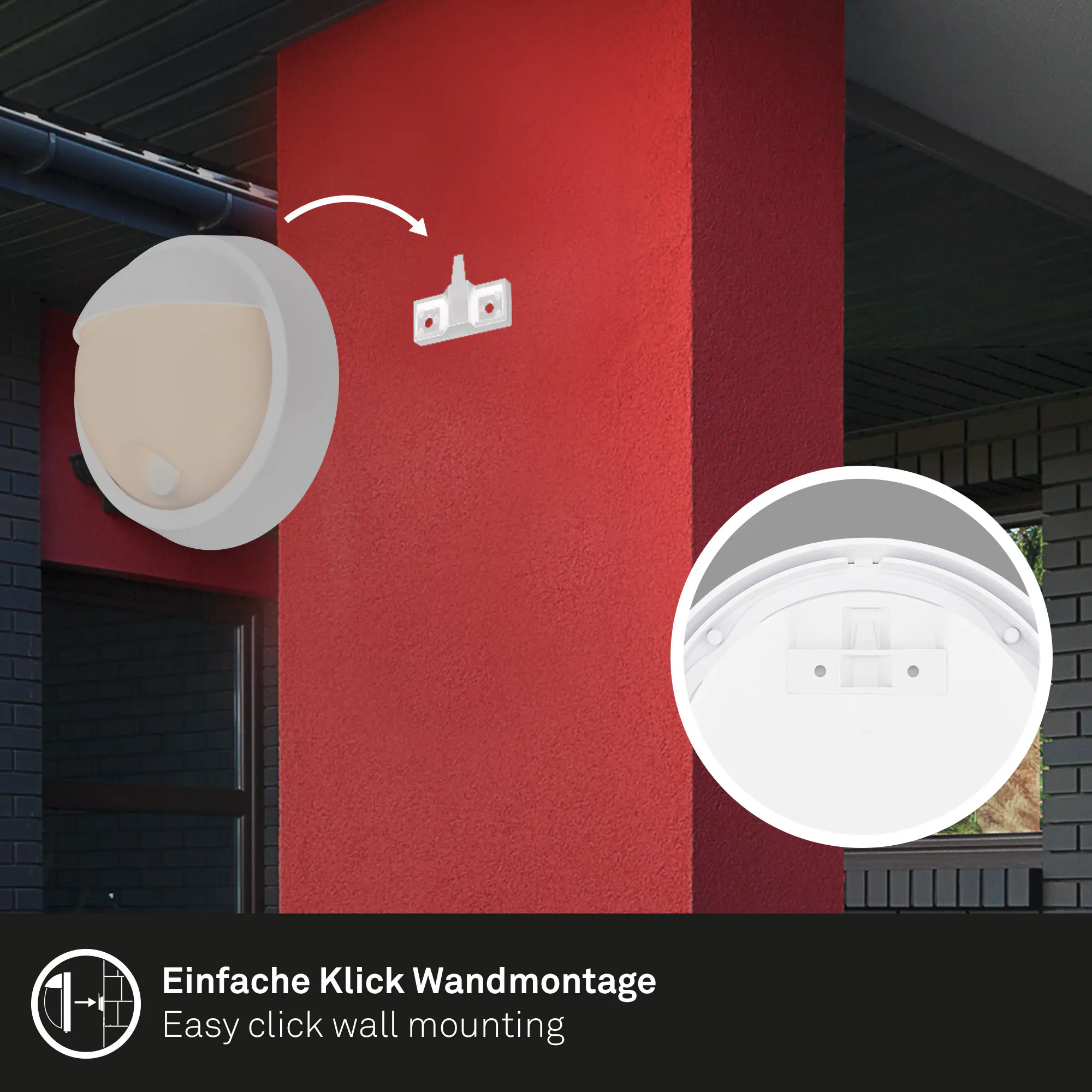 Briloner LED Außenwandleuchte Puni Akku 4W weiß Touch-Dimmer warmweiß Briloner LED Außenwandleuchte Puni Akku 4W weiß Touch-Dimmer warmweiß