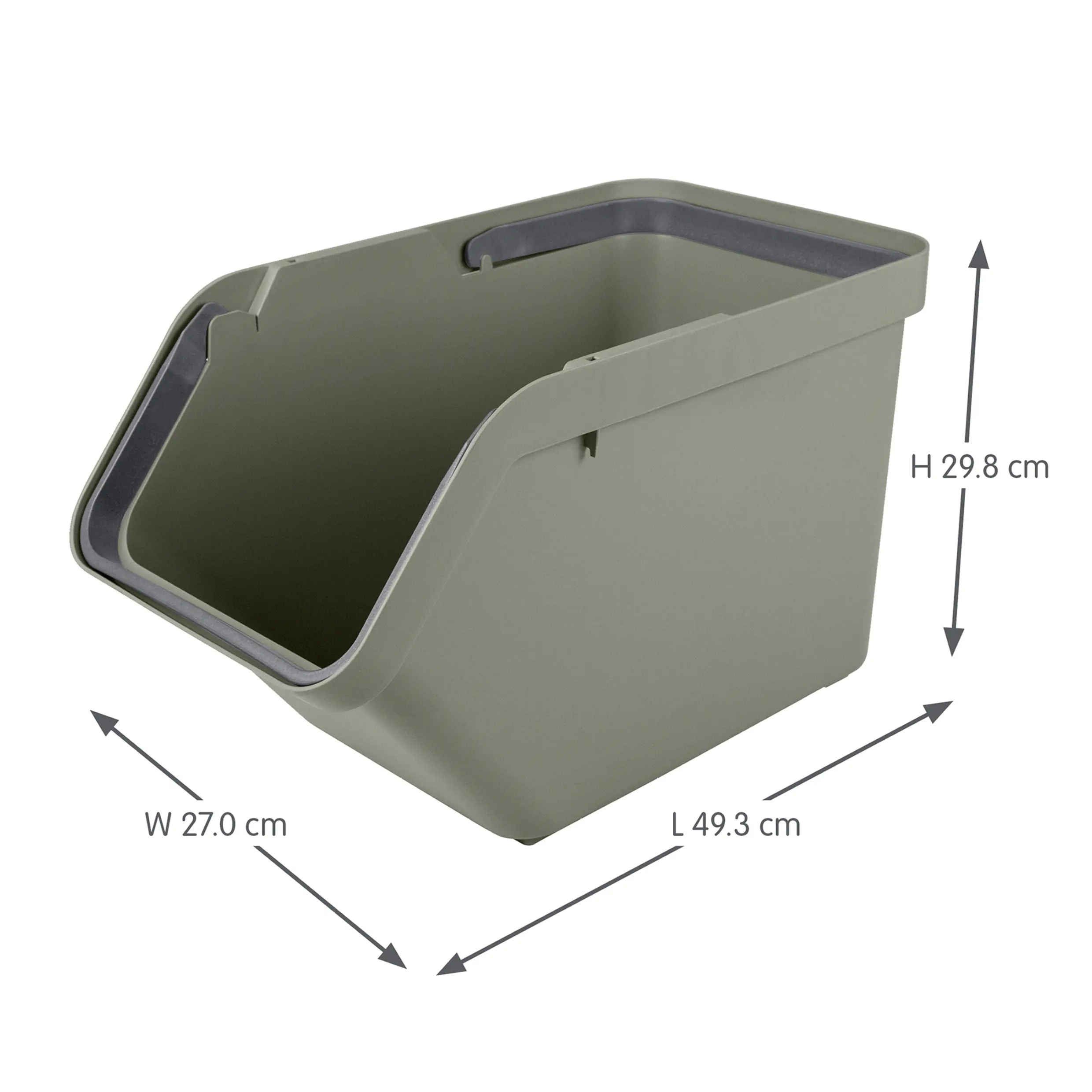 Sunware Sortiereinheit Sigma Home 30 L dunkelgrün