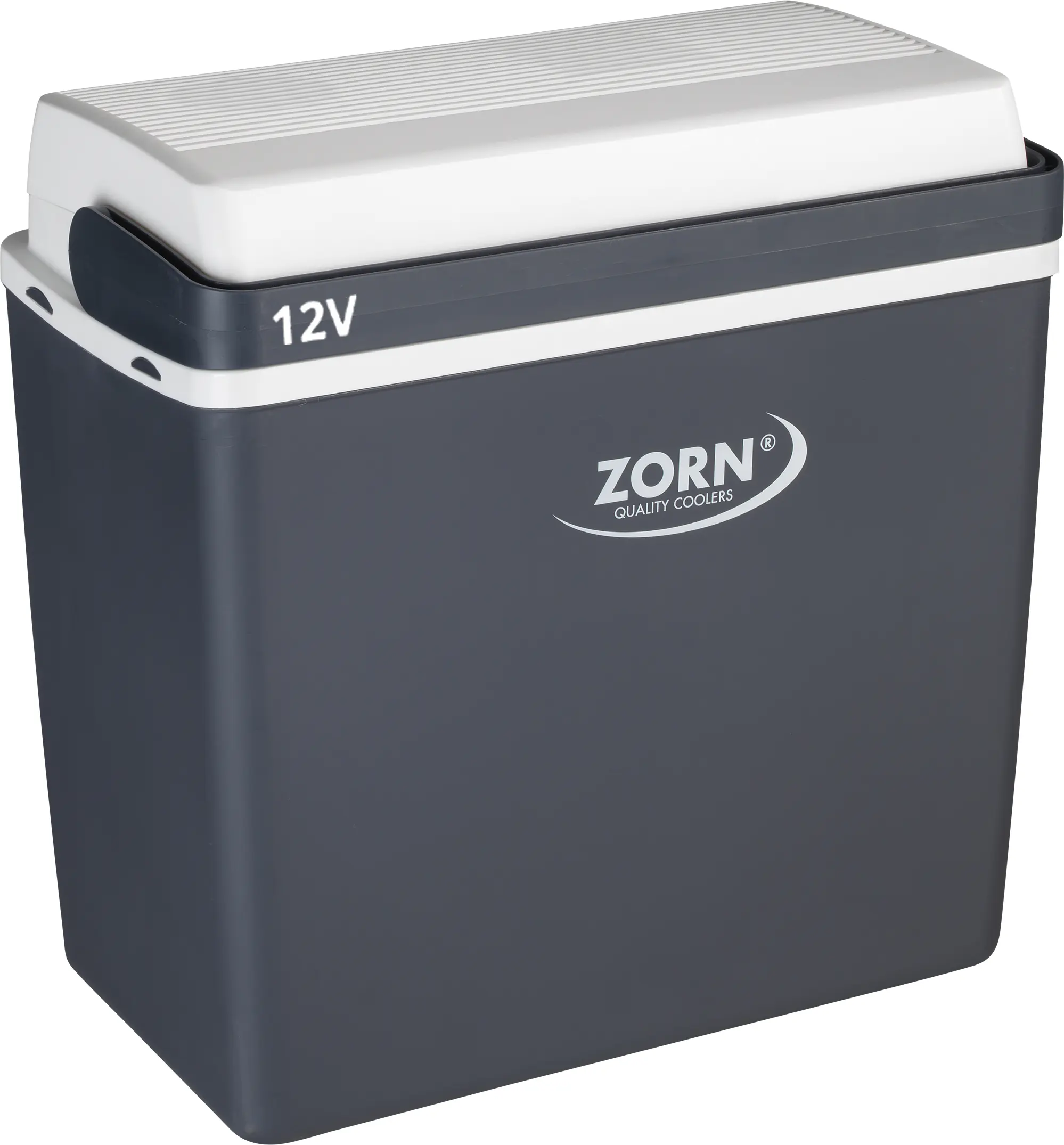 Zorn Kühlbox elektrische ZA24 12V Anschluss Auto & Caravan grau/weiß  21,9 L