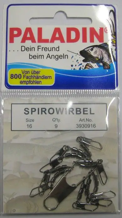 Paladin Spiro-Wirbel gunsmoke Gr. 16 6 kg/9 Stück
