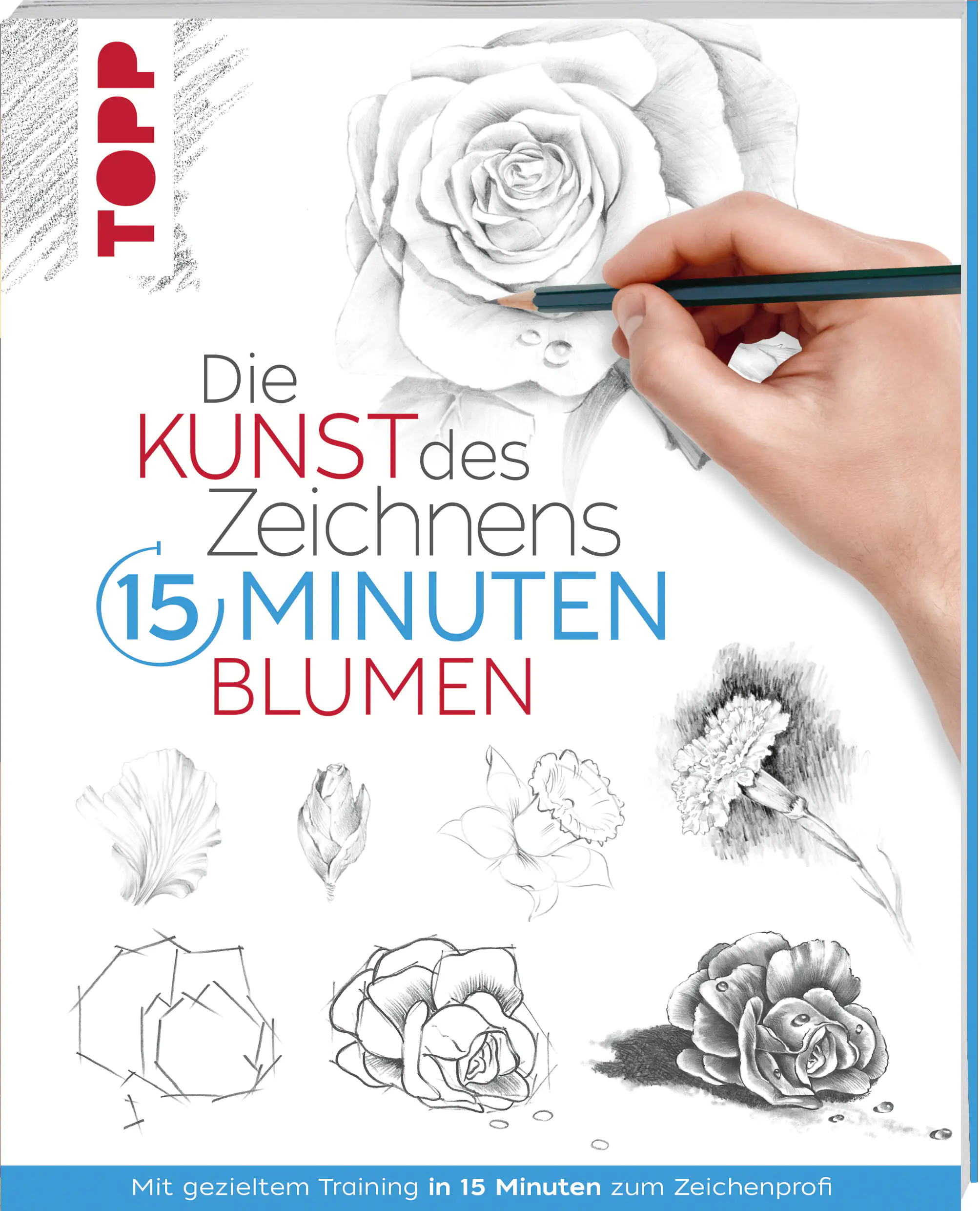Die Kunst des Zeichnens 15 Minuten - Blumen
