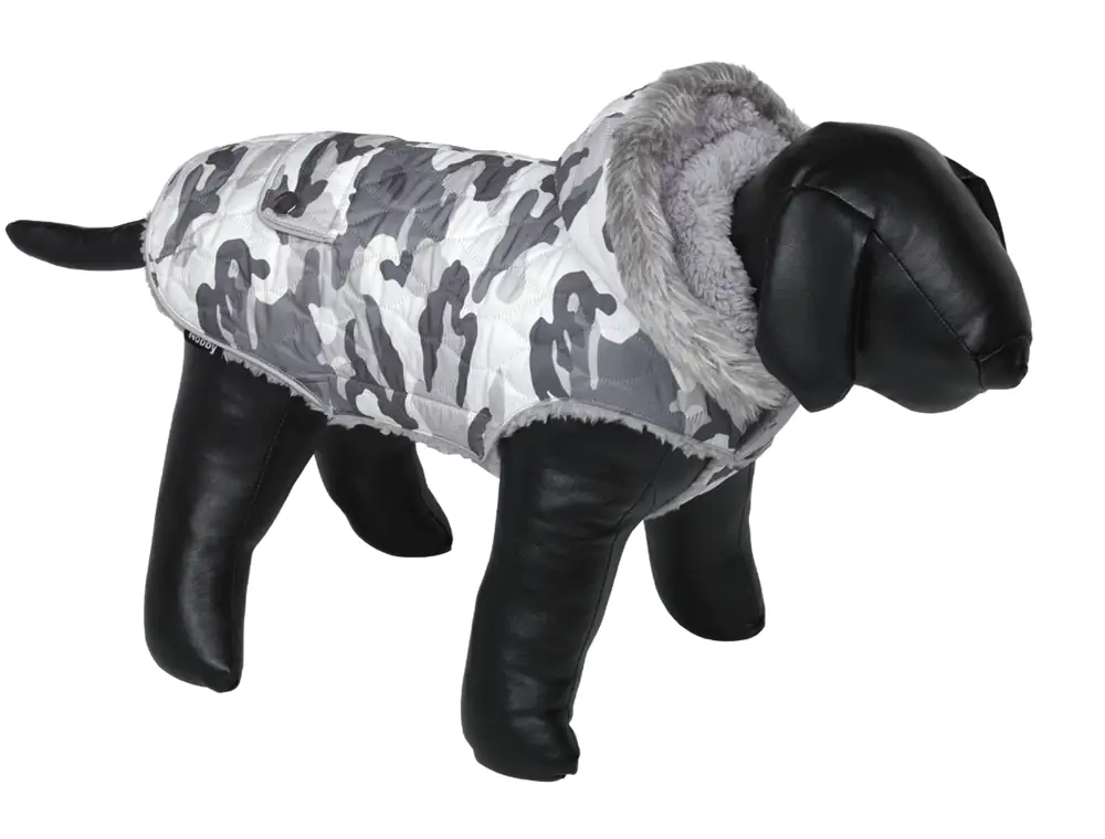 Nobby Hundemantel Polar camouflage grau