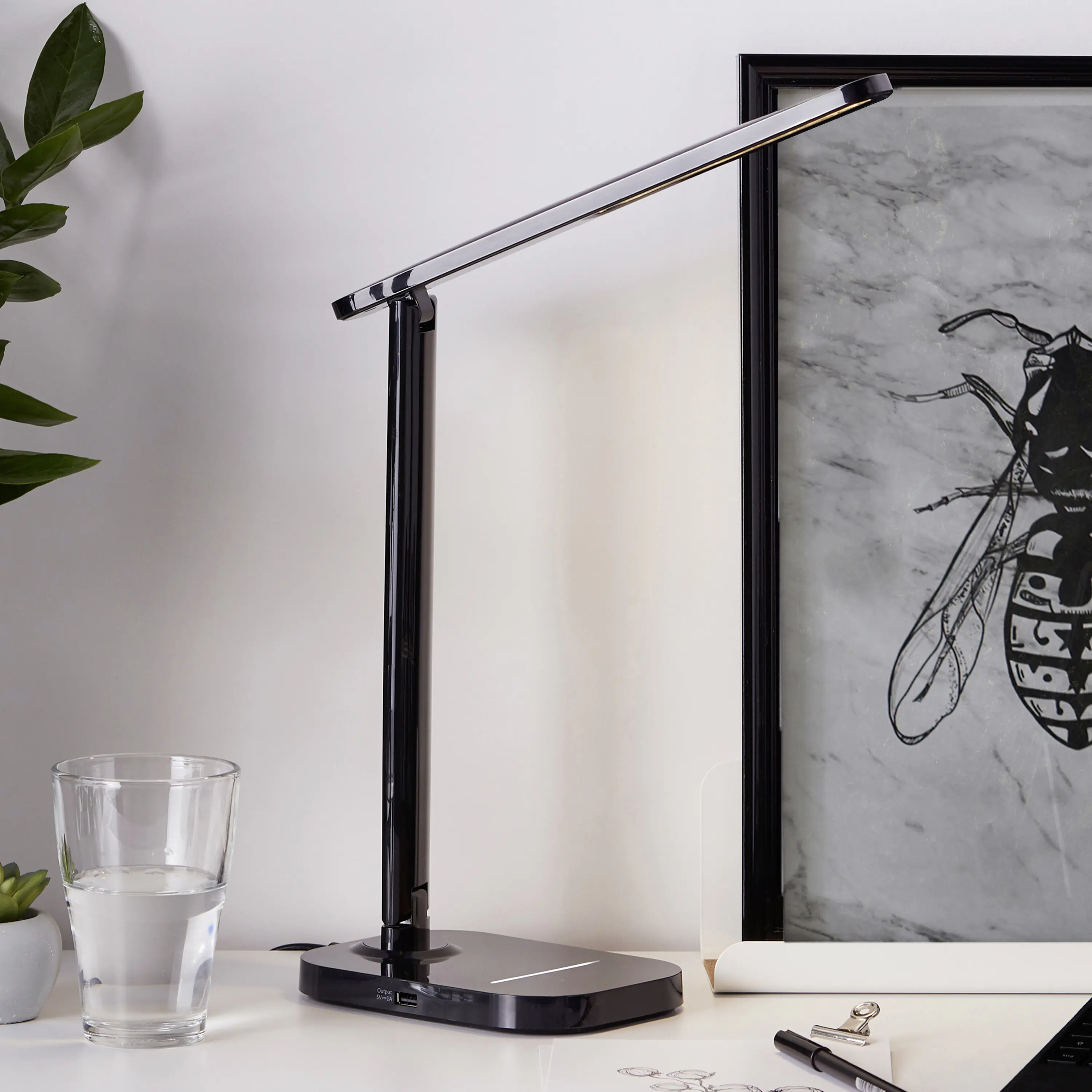 Brilliant LED Tischleuchte Vicari 33,3 x 12 cm 6 W dimmbar