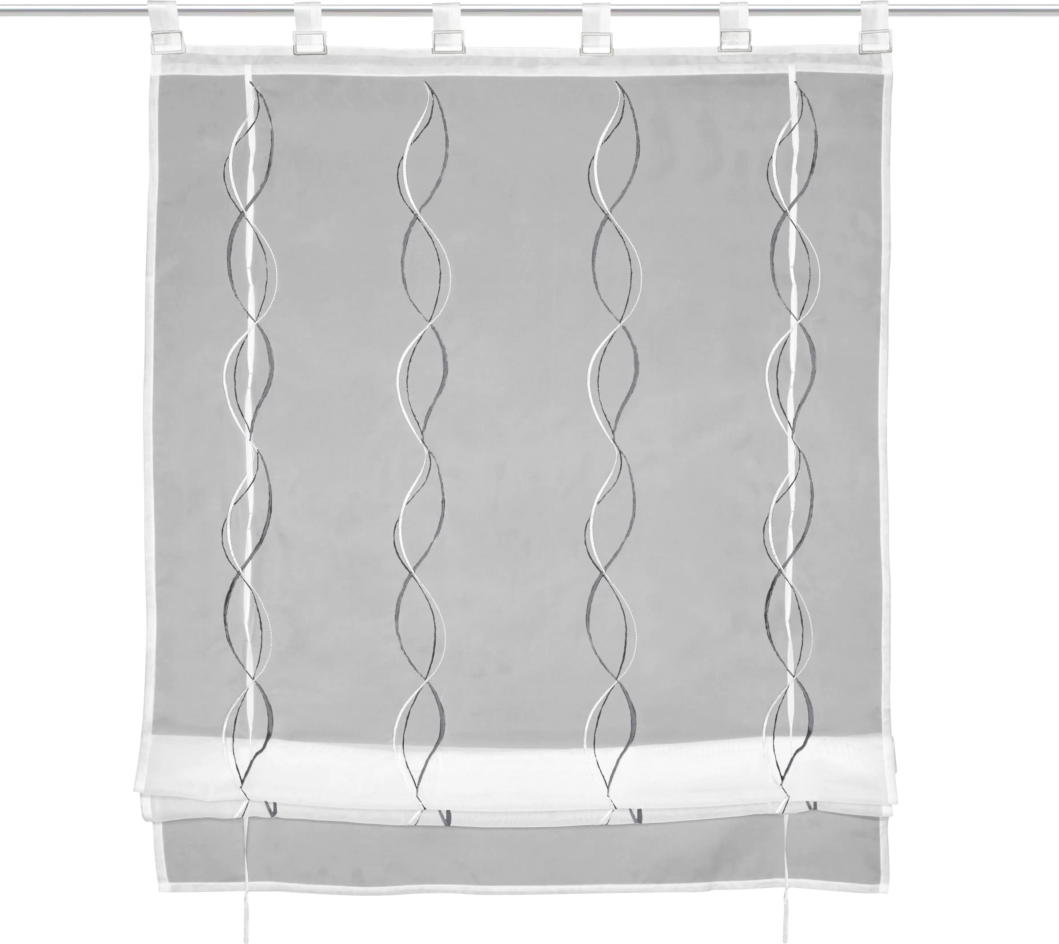 Neusser Collection Bändchenrollo Simone grau, 80 x 120 cm