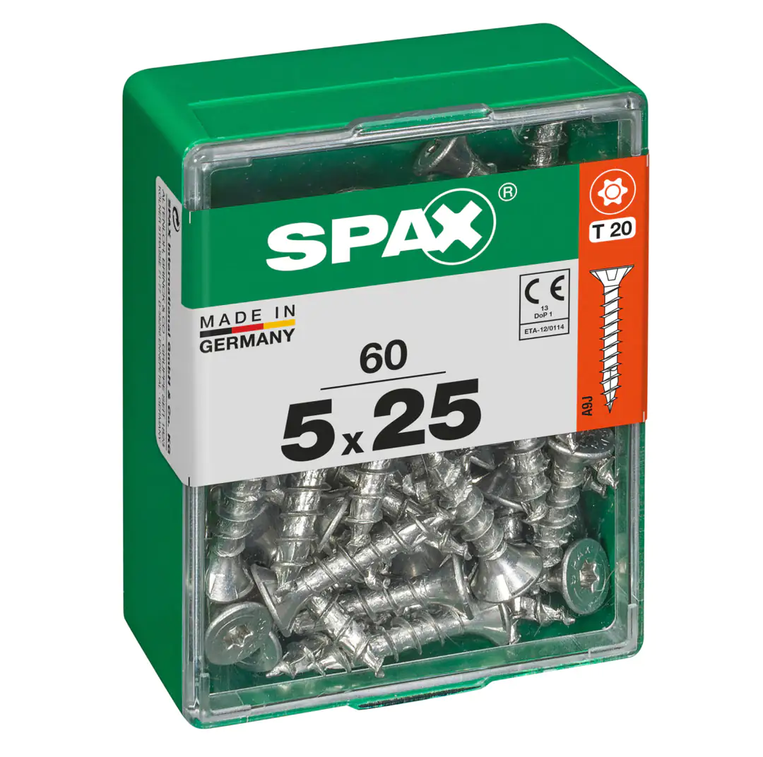 Spax Universalschrauben 5.0 x 25 mm TX 20 - 60 Stk.
