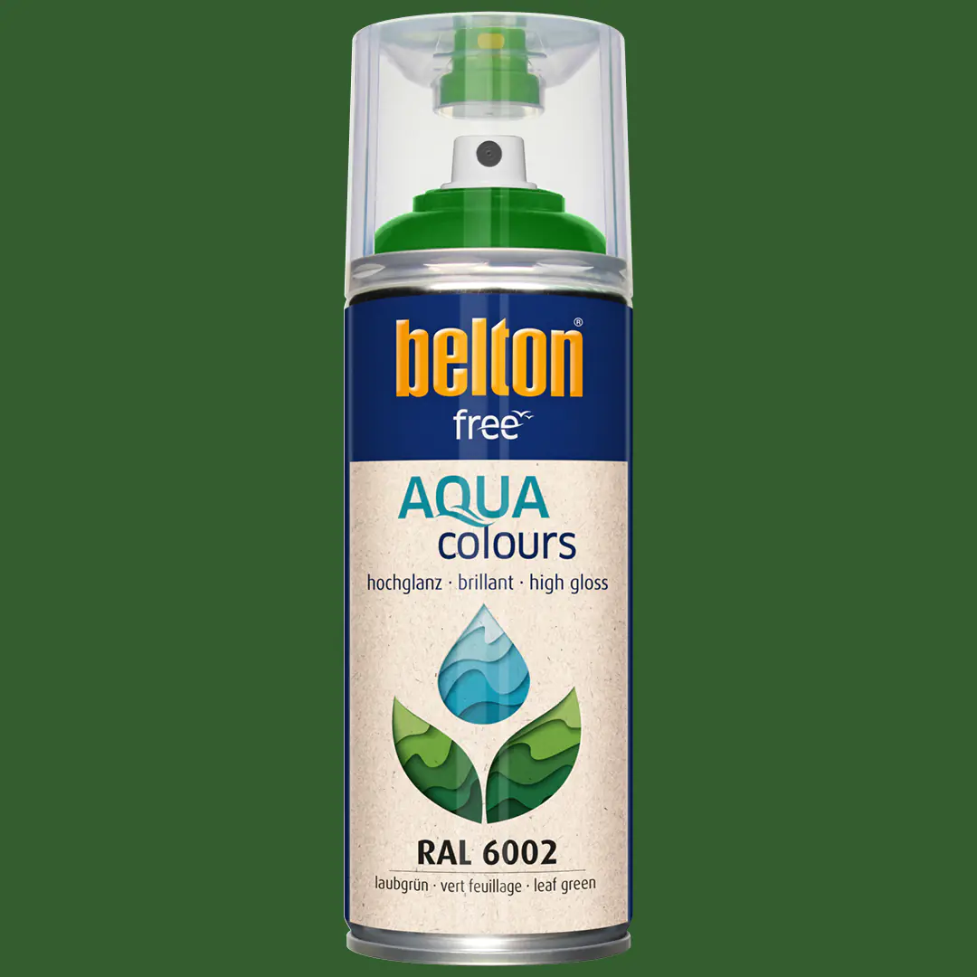 belton free Lackspray AQUAcolours 400 ml laubgrün hochglanz