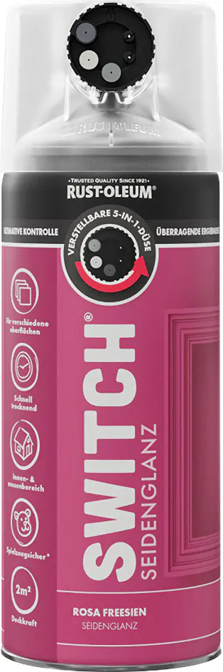 Rust-Oleum Sprühlack Switch 400 ml rosa fresien seidenglanz