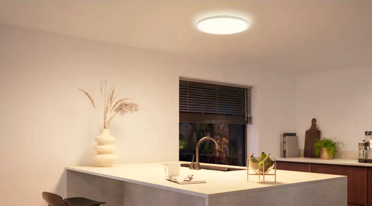 Philips Hue LED Deckenleuchte Tento + Wandschalter rund weiß Ø 42,1 cm warmweiß-kaltweiß