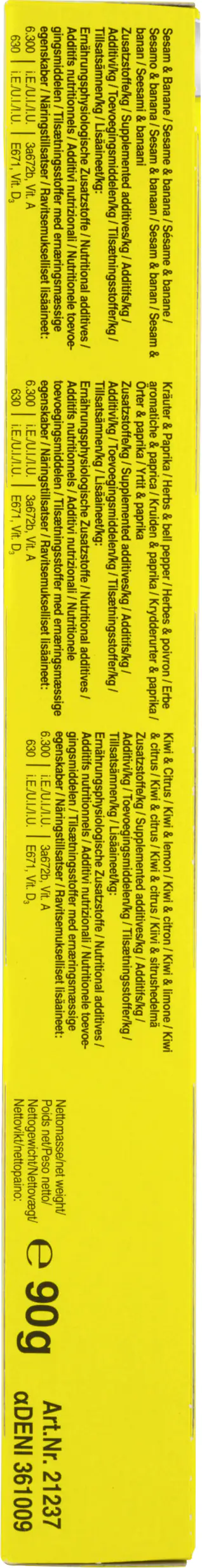 Vitakraft Kräcker® Trio Banane Kräuter Kiwi 3 Stück / 90 g