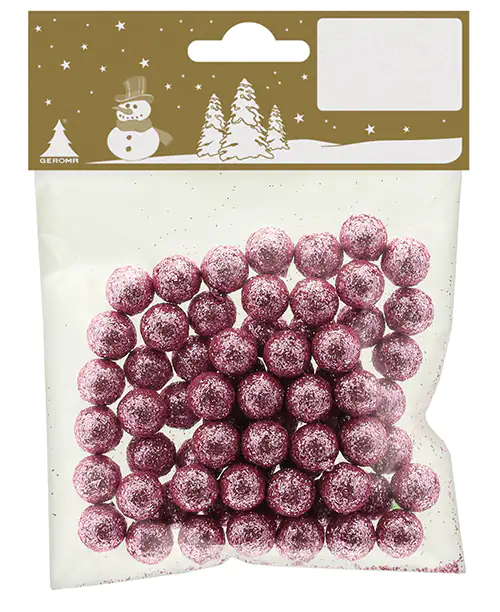 Styroporbällchen rosa Ø 1 cm, 10 Gramm
