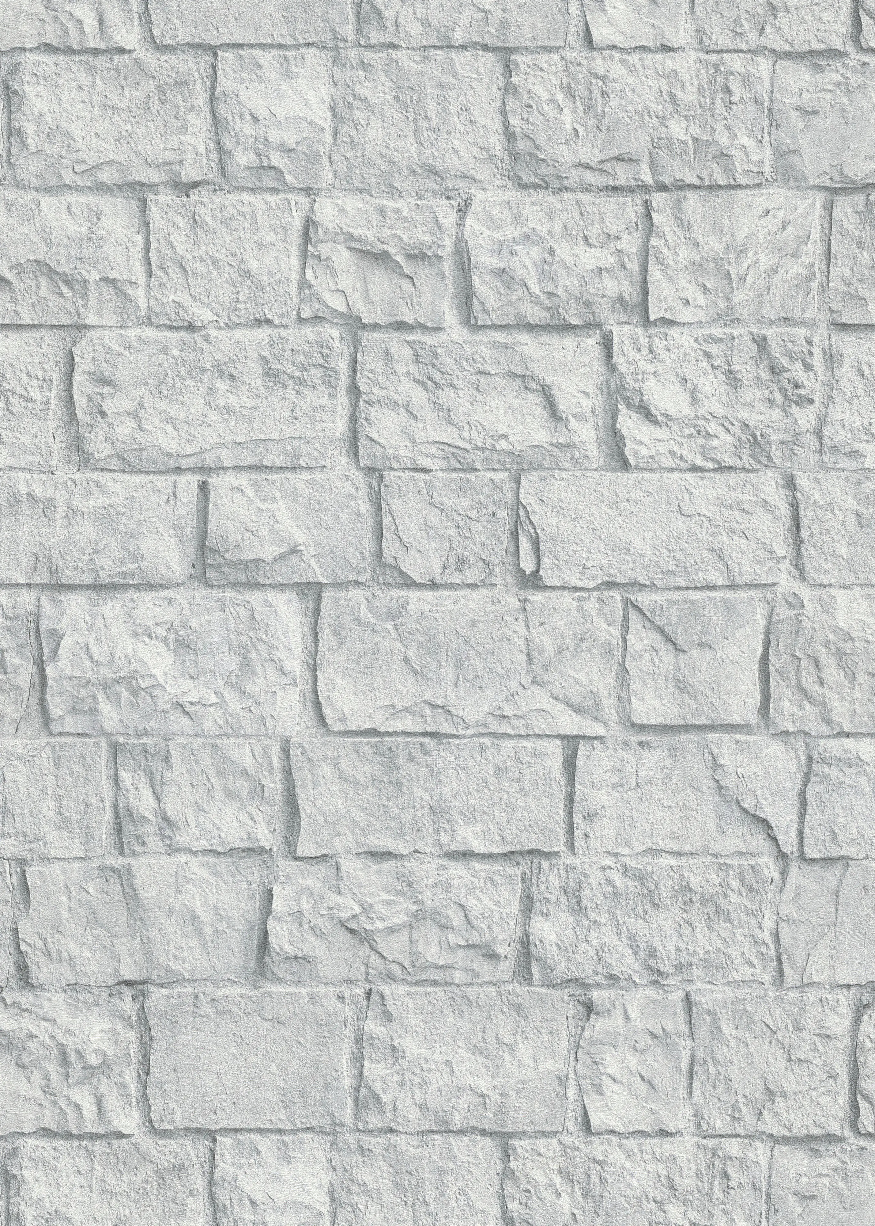 Erismann Vliestapete Stein hellgrau 10,05 x 0,53 m
