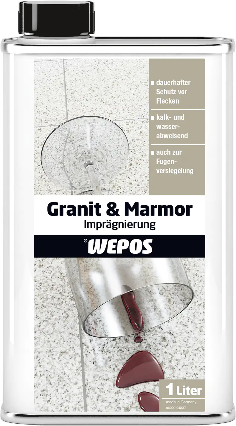 Wepos Granit- und Marmorimprägnierung 1 L Wepos Granit- und Marmorimprägnierung 1 L