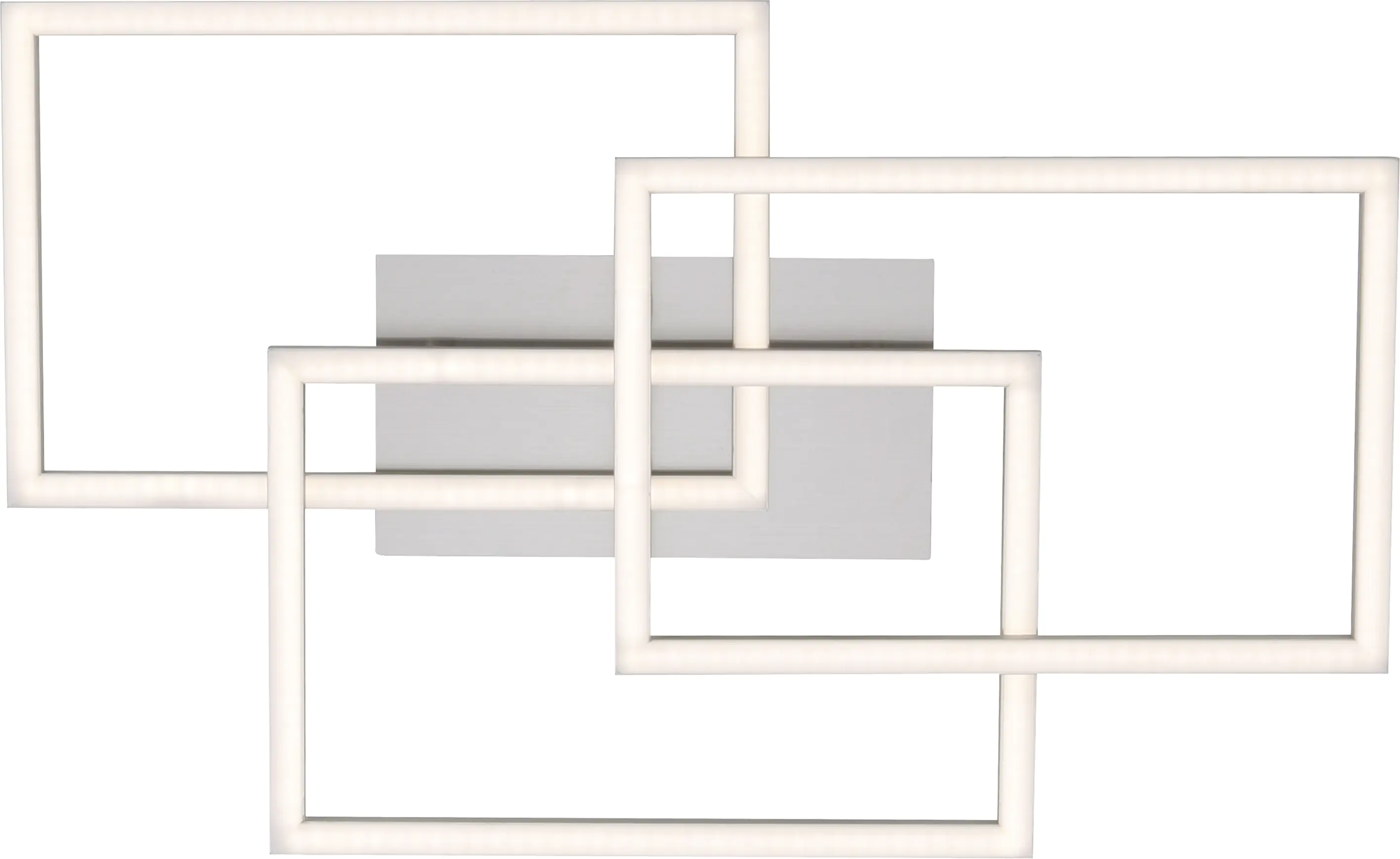 JustLight LED Deckenleuchte Iven 54 x 33,5 cm dimmbar, warmweiß