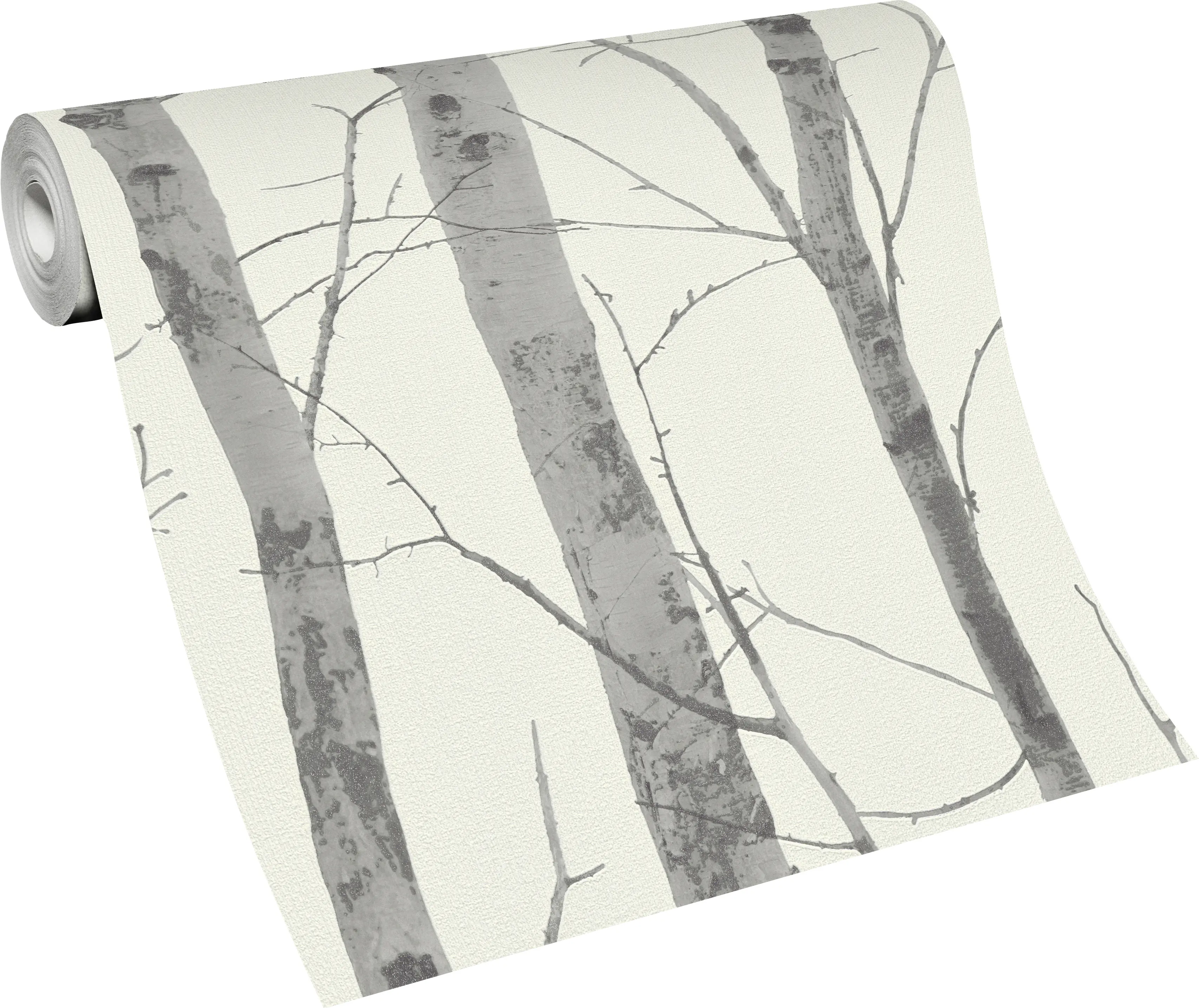 Erismann Vliestapete 5433-47, Instawalls,  Natur anthrazit, 10,05 x 0,53 m