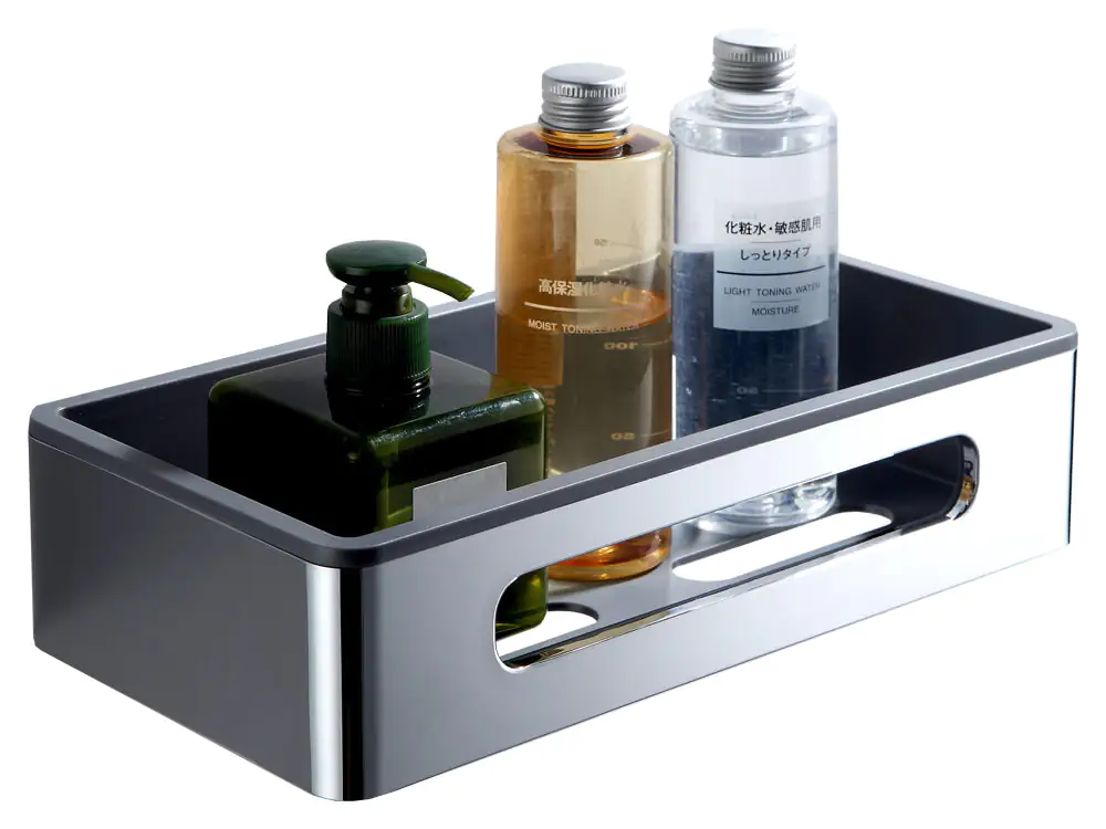 TrendLine Duschkorb eckig Kunststoff chrom TrendLine Duschkorb eckig Kunststoff chrom