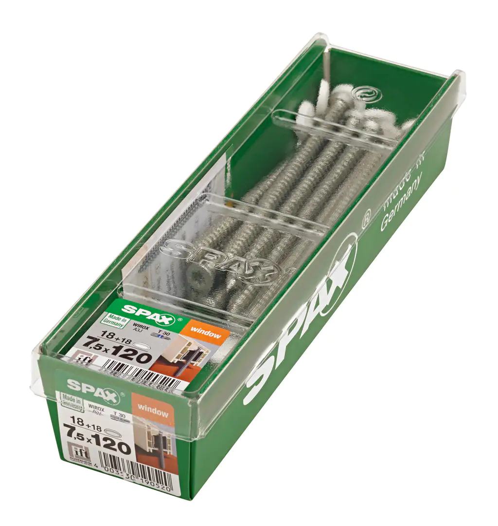 Spax Rahmenanker 7.5 x 120 mm TX 30 - 18 Stk.