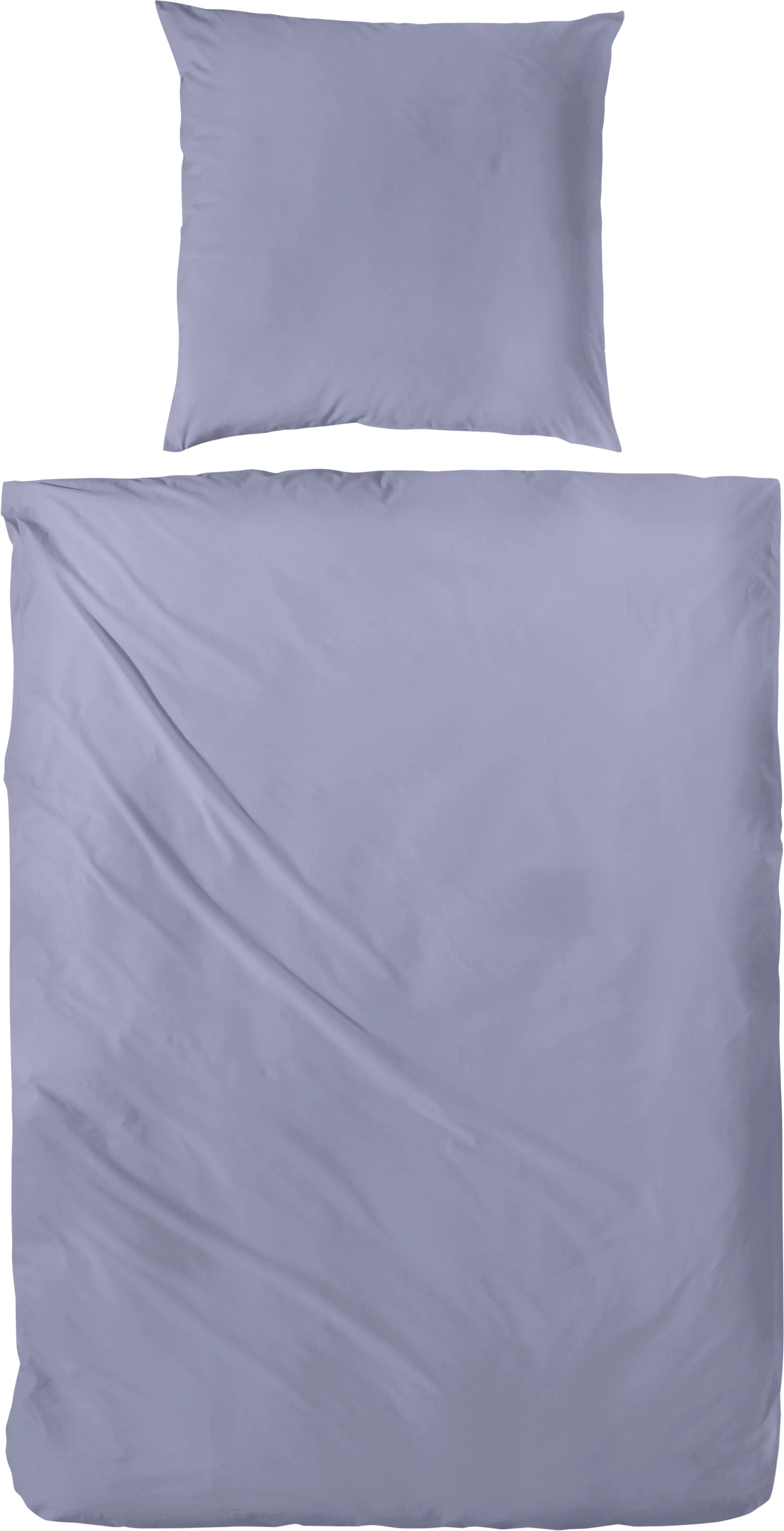 Vario Bettwäsche Perkal uni blau, 135 x 200 cm