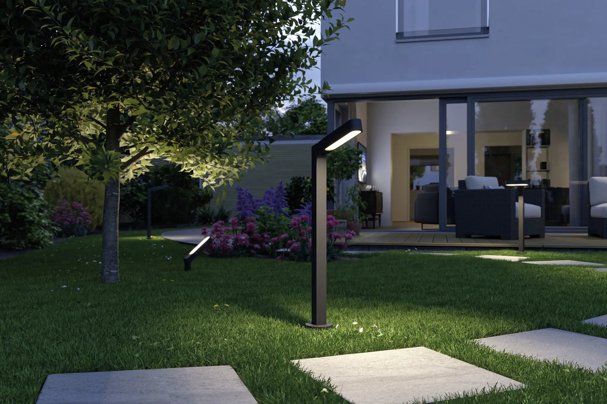 Paulmann Plug & Shine Spot Ito Outdoor, anthrazit, dimmbar, warmweiß