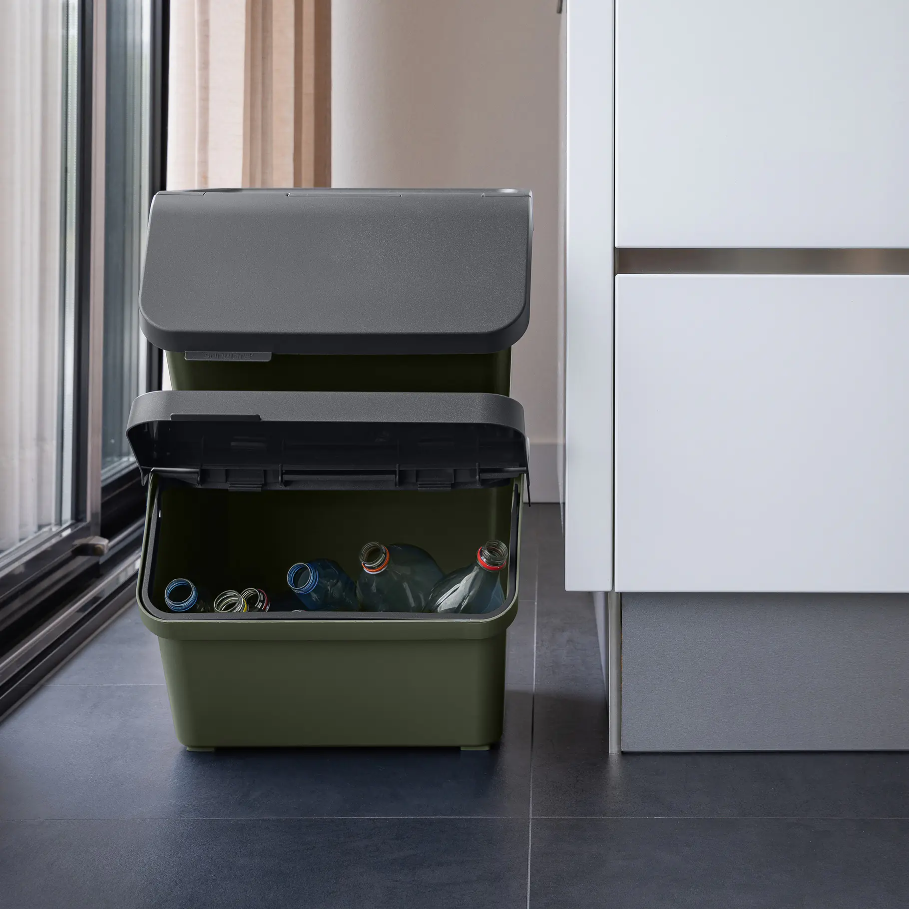 Sunware Sortiereinheit Sigma Home 45 L dunkelgrün