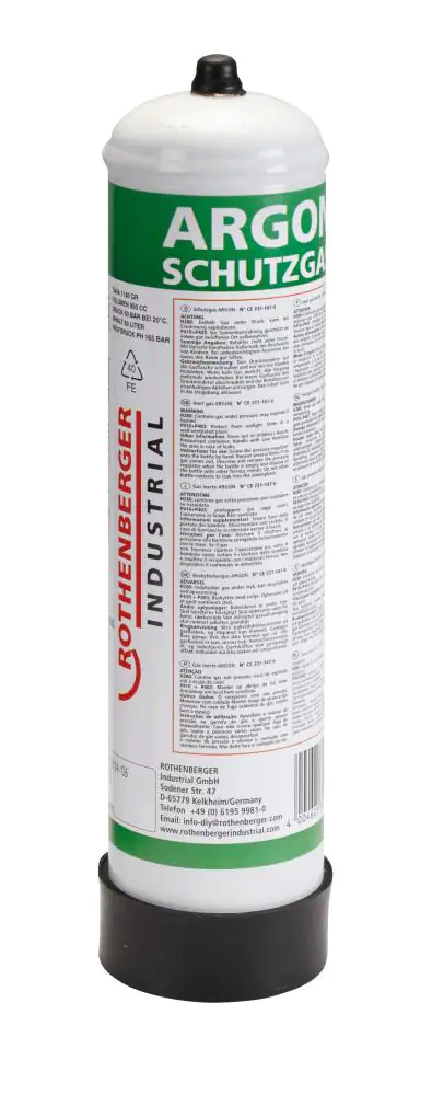 Rothenberger Argon Schutzgas Einwegflasche 930 ml Rothenberger Argon Schutzgas Einwegflasche 930 ml