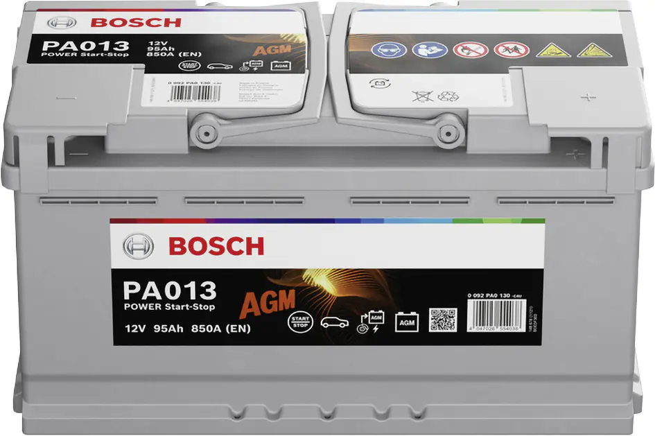 Bosch Starterbatterie AGM 95Ah 850A PowerLine Bosch Starterbatterie AGM 95Ah 850A PowerLine