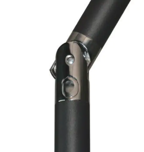 TrendLine Balkon-Halbschirm anthrazit, Spannweite: 260 cm, Tiefe: 120 cm