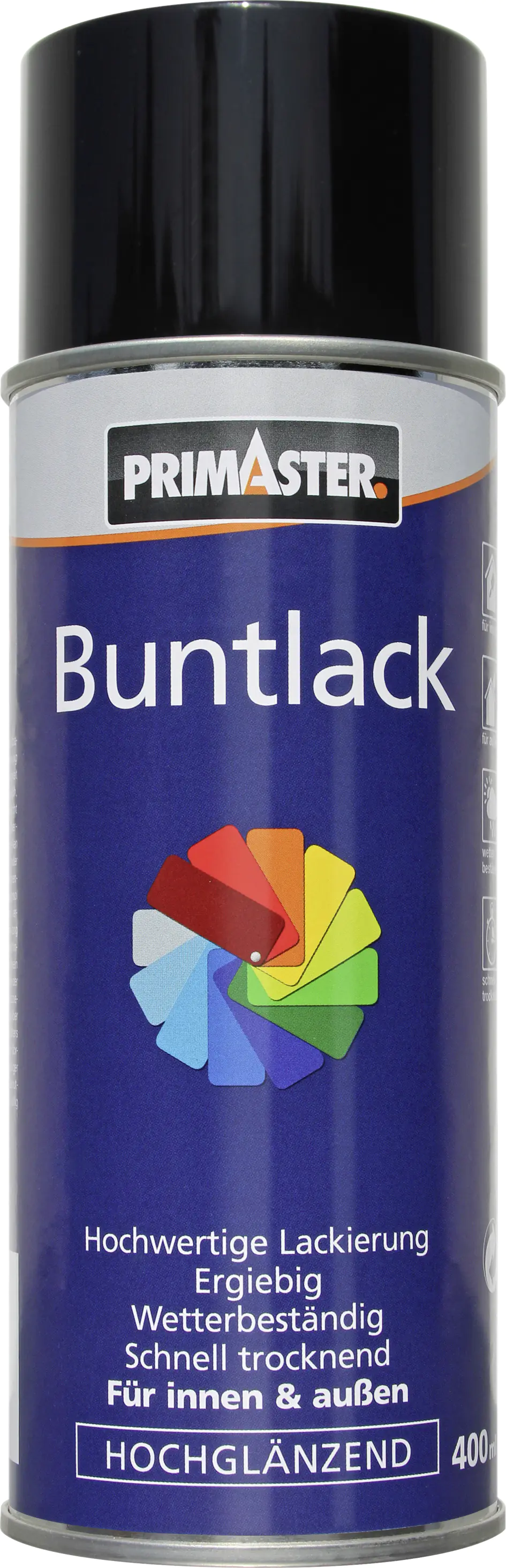 Primaster Lackspray 400 ml verkehrsschwarz hochglänzend Primaster Lackspray 400 ml verkehrsschwarz hochglänzend