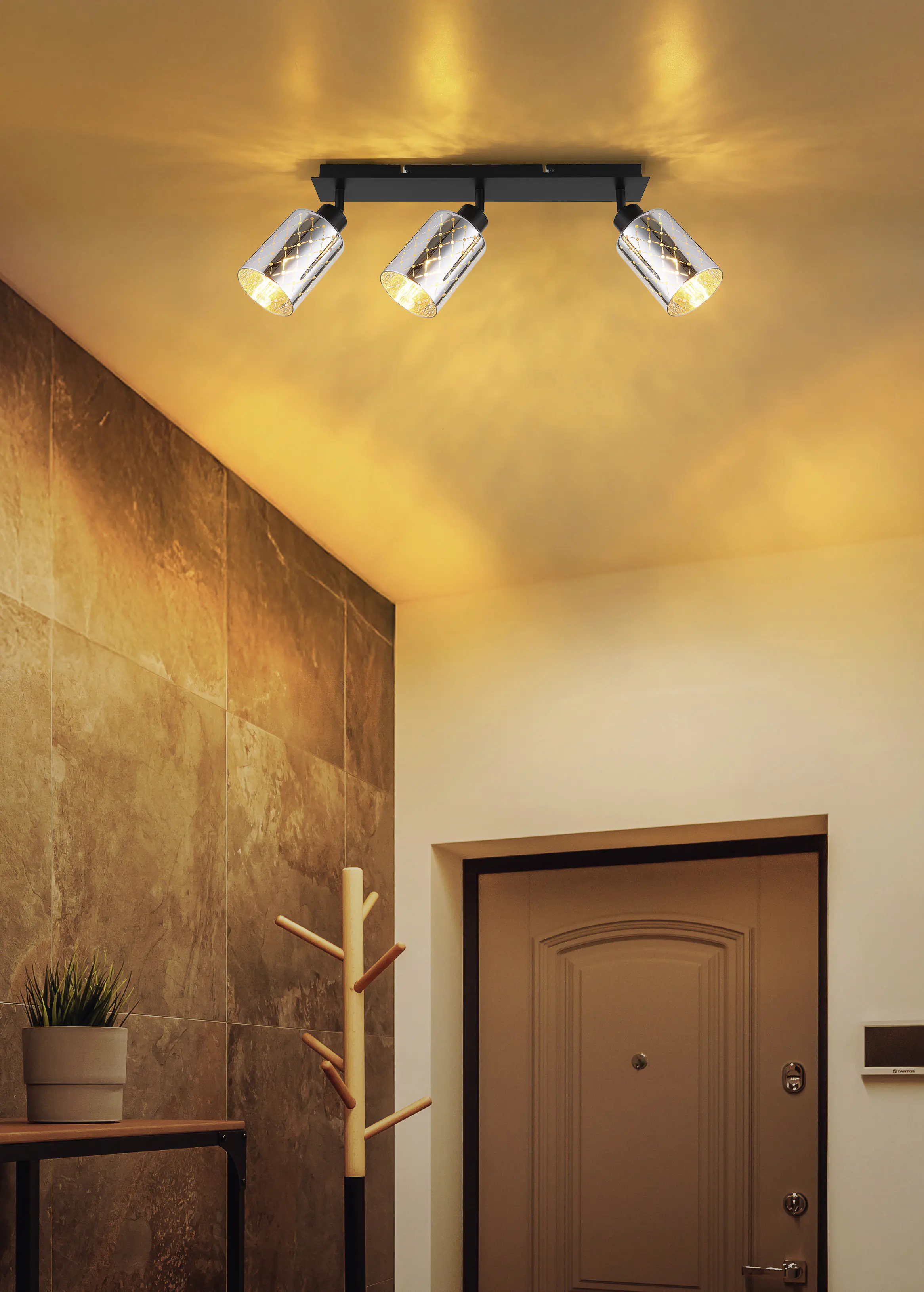 Globo Strahler Alonso 66 x 22 cm L x H schwarz