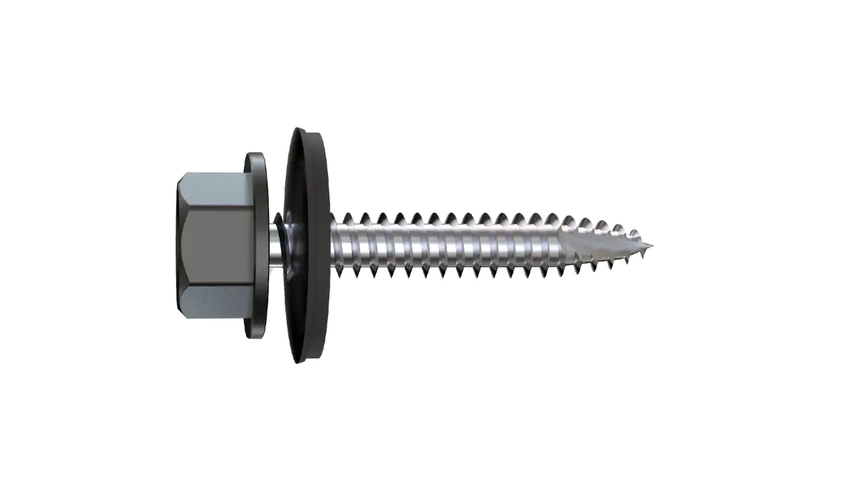 Connex Bohrschrauben 4.8 x 35 mm Sechskant - 100 Stk. anthrazitgrau Connex Bohrschrauben 4.8 x 35 mm Sechskant - 100 Stk. anthrazitgrau