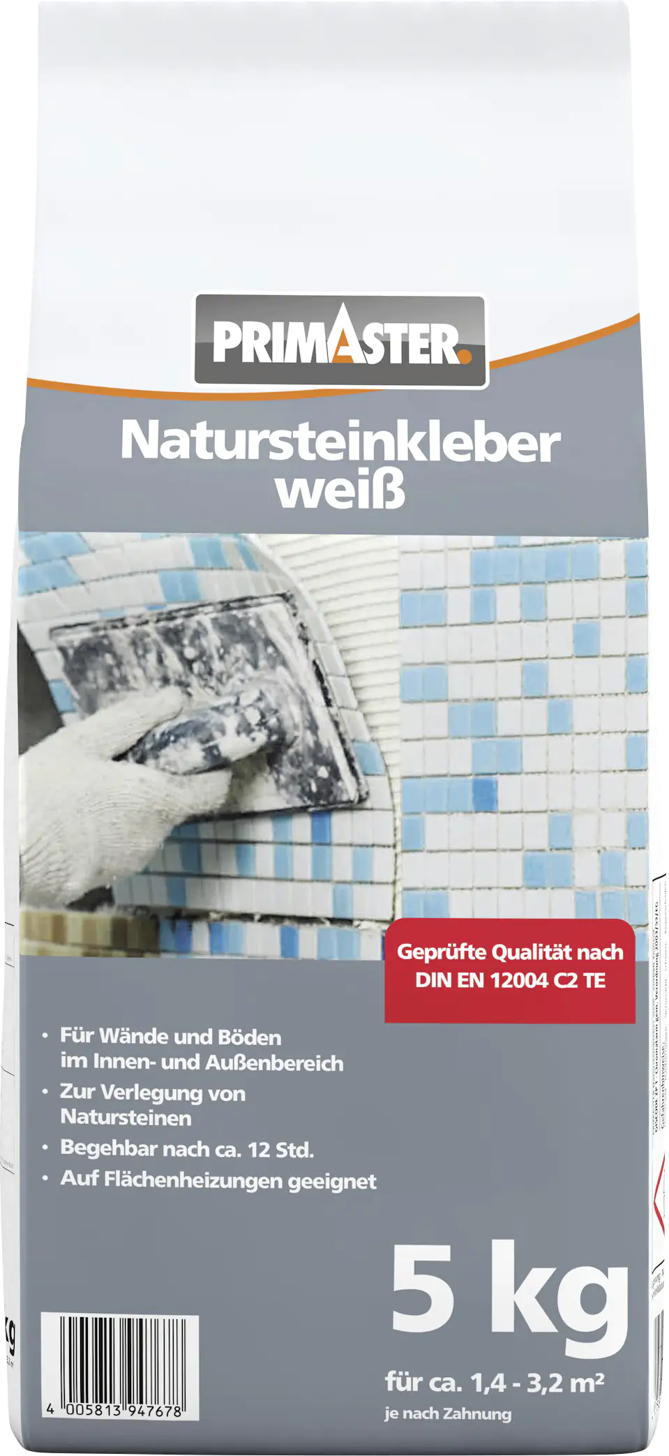 Primaster Natursteinfliesenkleber 5 kg Produktbild: Primaster Natursteinfliesenkleber 5 kg