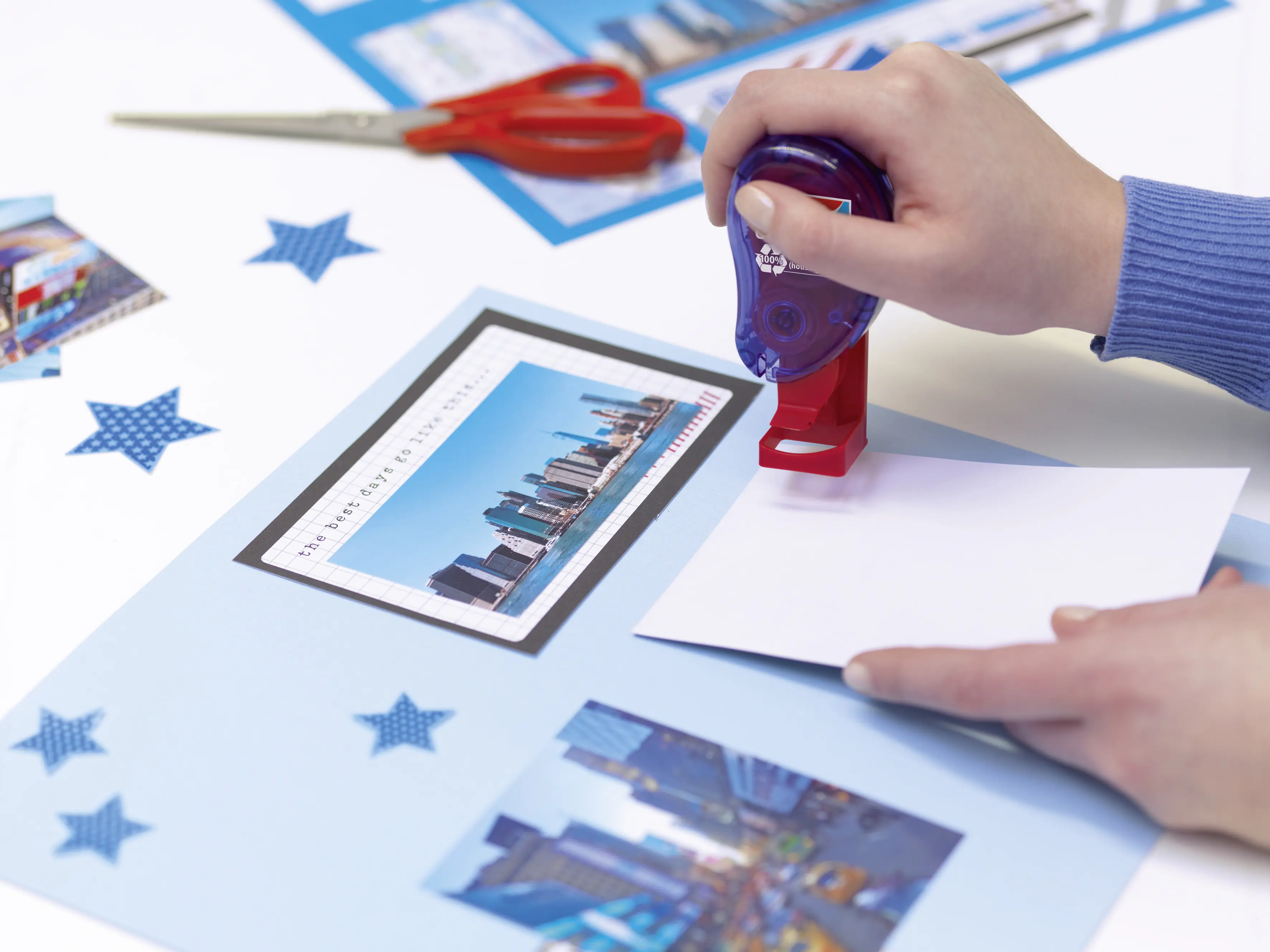 tesa Klebestempel permanent ecoLogo 1100 Klebepads