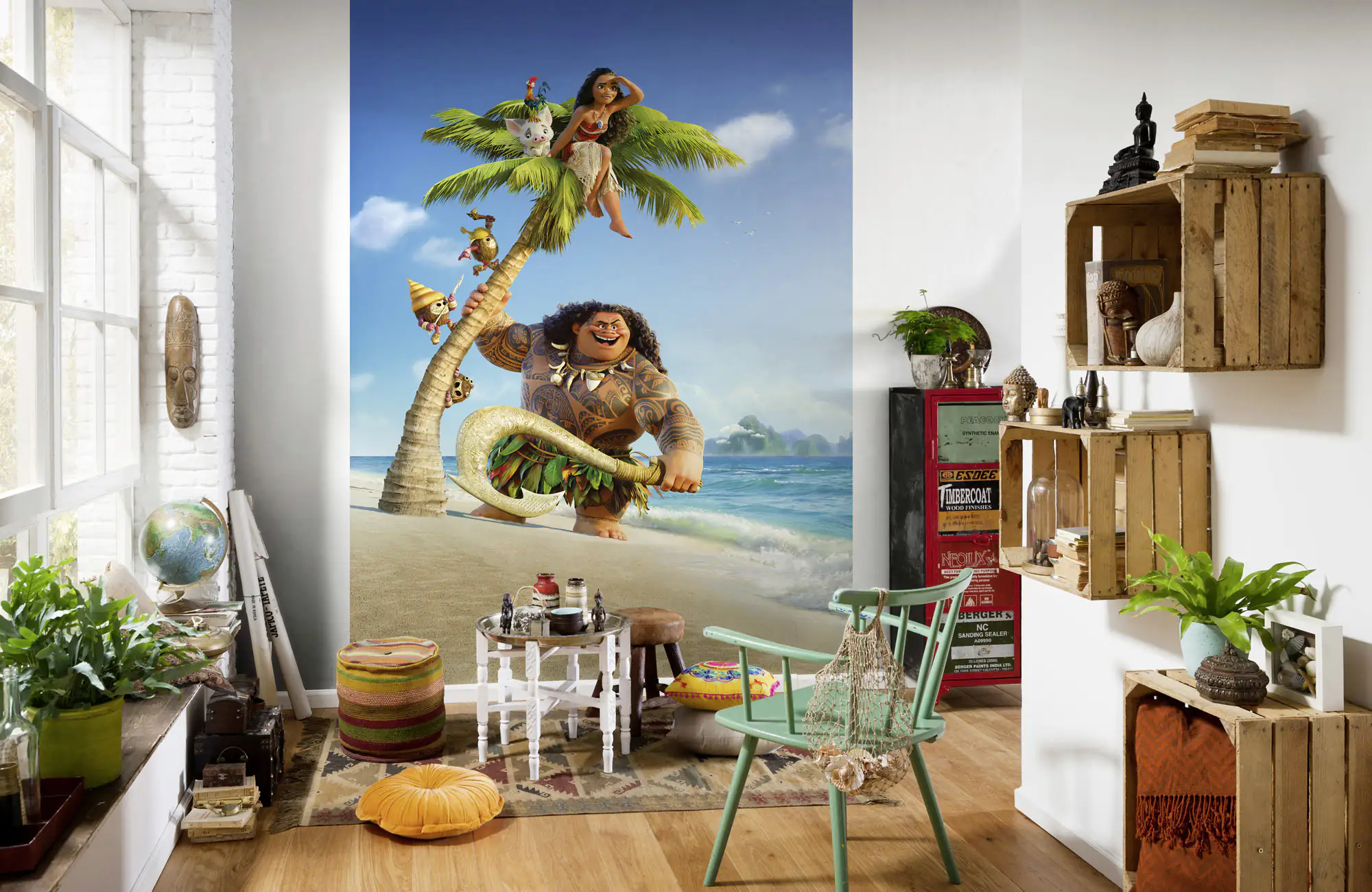 4036834528010_2865652 Komar Vlies Fototapete Moana and Maui 184 x 248 cm