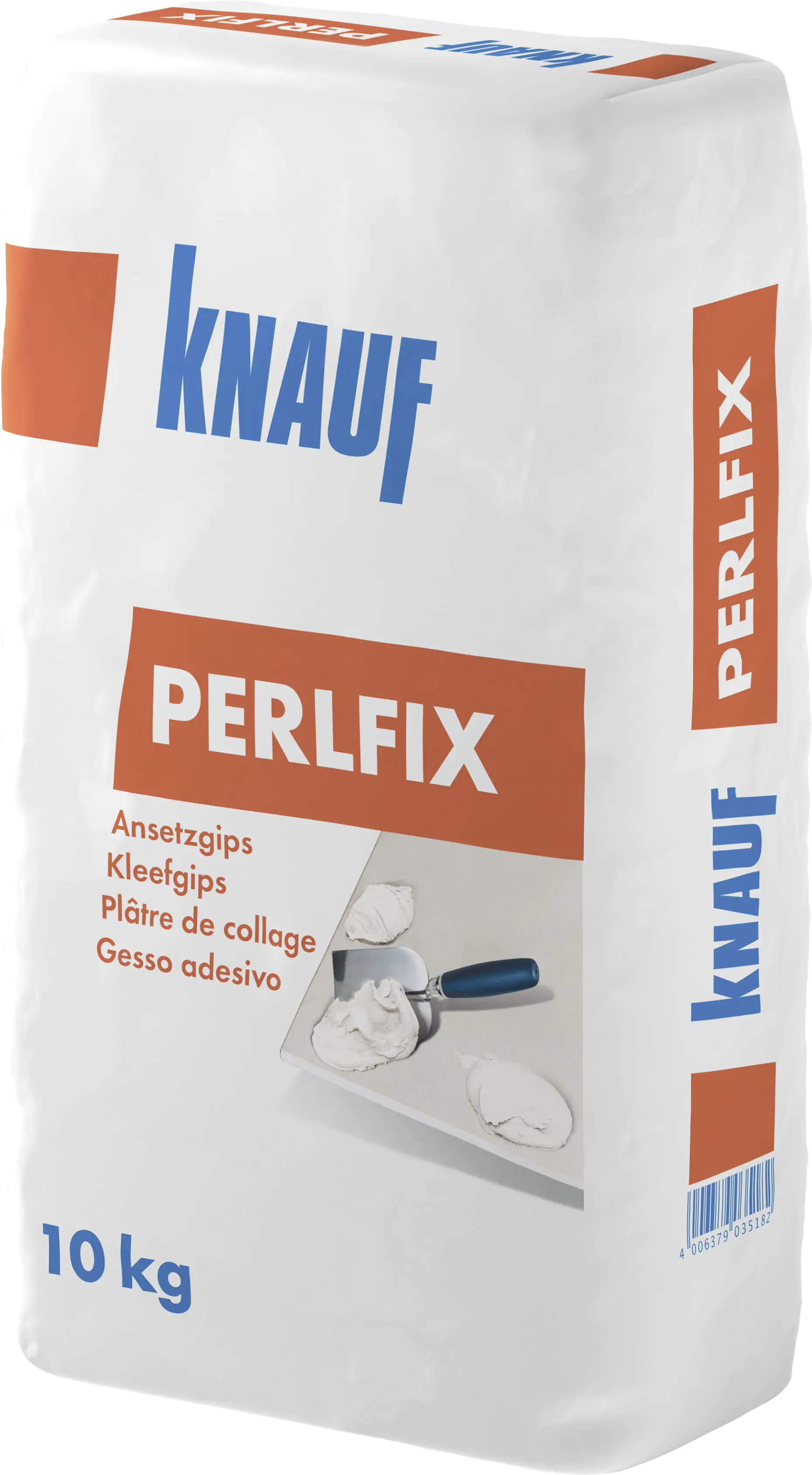 Knauf Perlfix Ansetzgips hellgrau, 10 kg