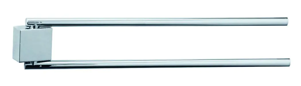 tesa Ekkro Handtuchhalter chrom zweiarmig schwenkbar tesa Ekkro Handtuchhalter chrom zweiarmig schwenkbar